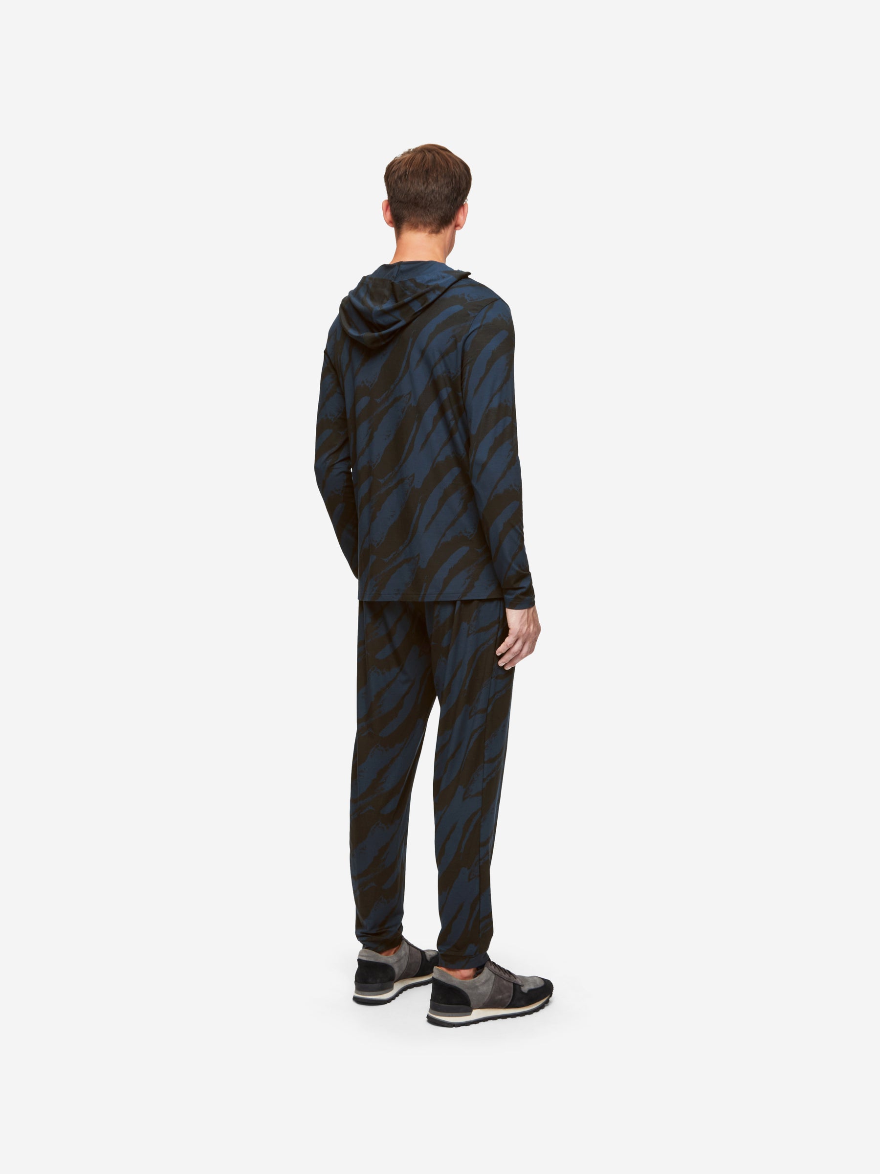 Men's Track Pants London 8 Micro Modal Navy