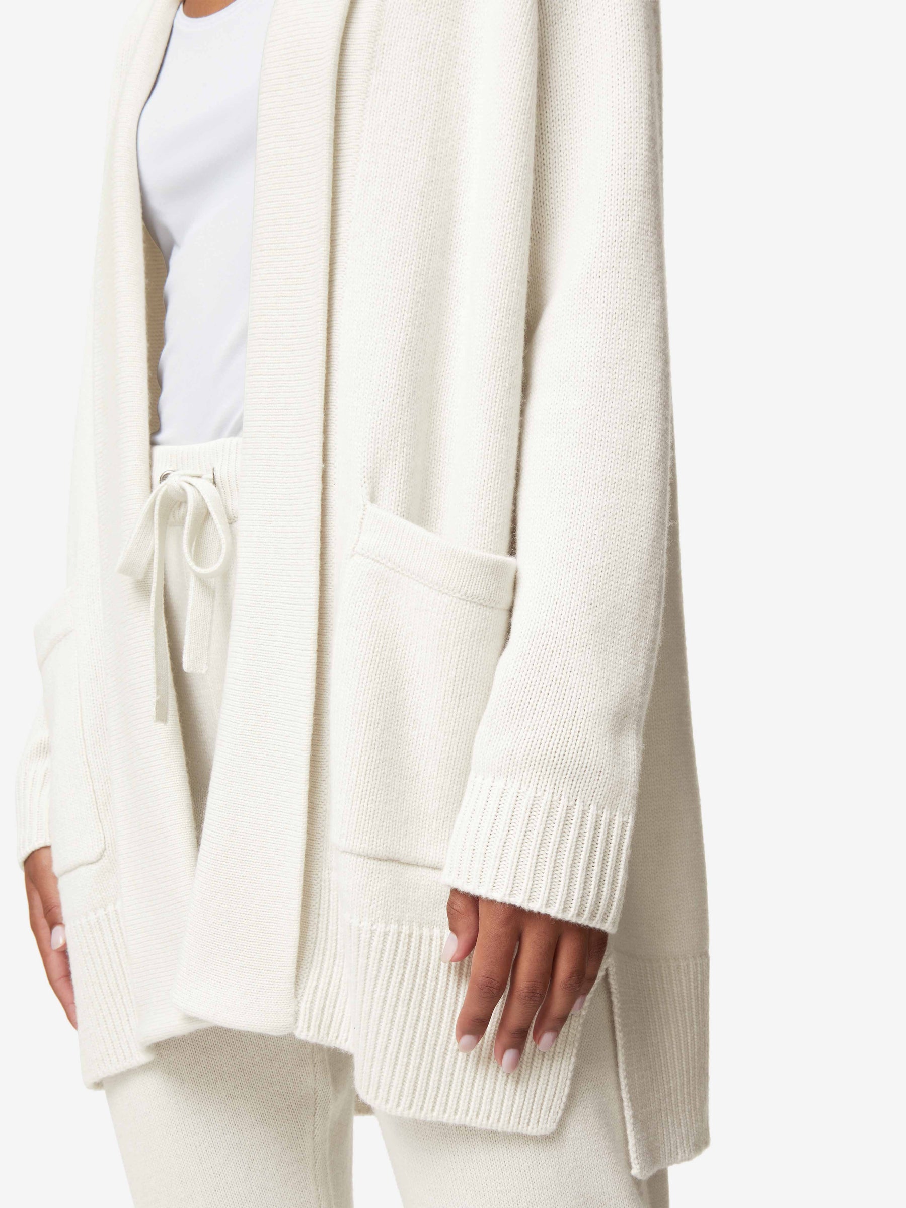 Women's Cardigan Nina Cashmere Winter White