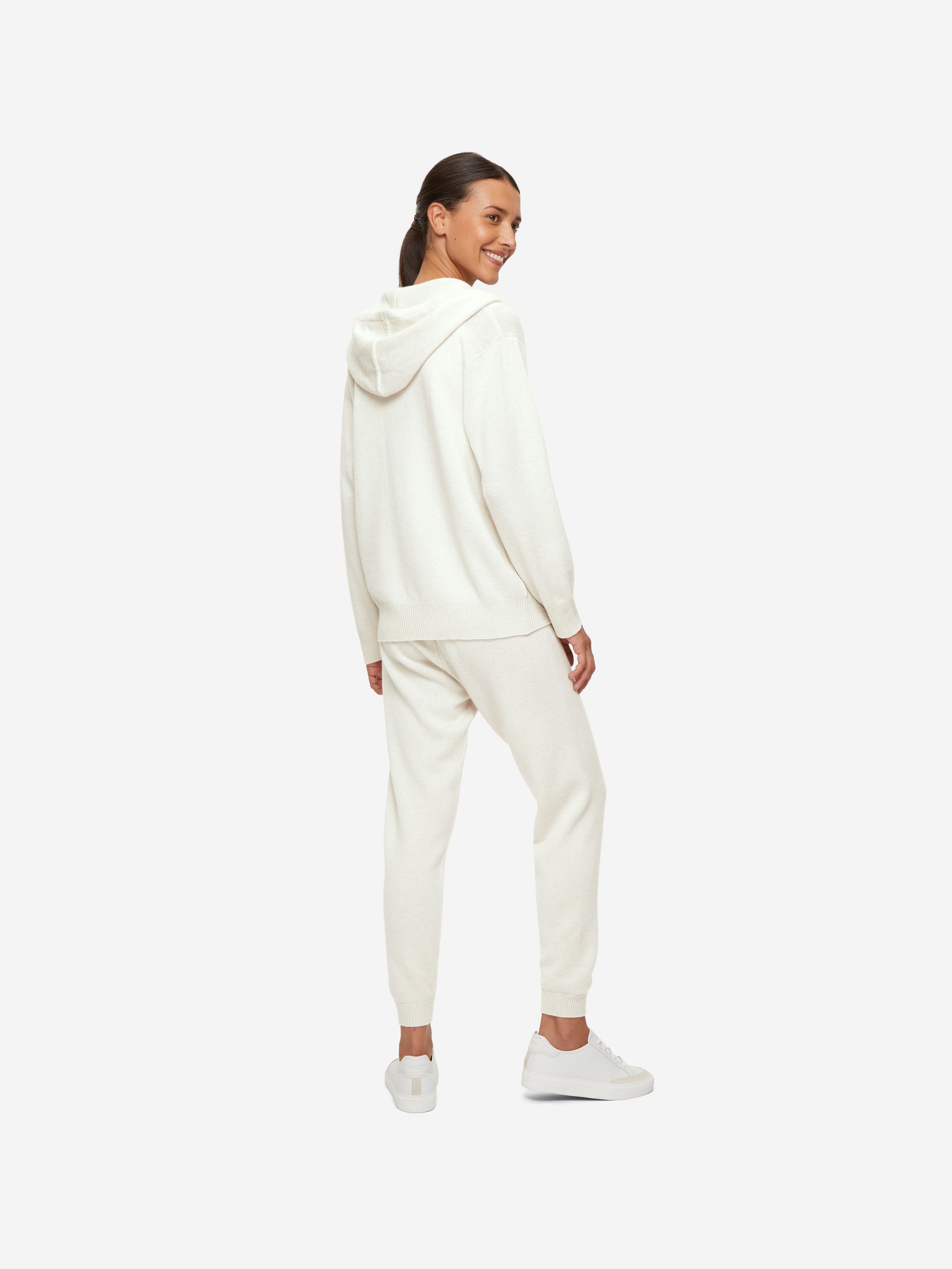 Women's Hoodie Daphne Cashmere Winter White