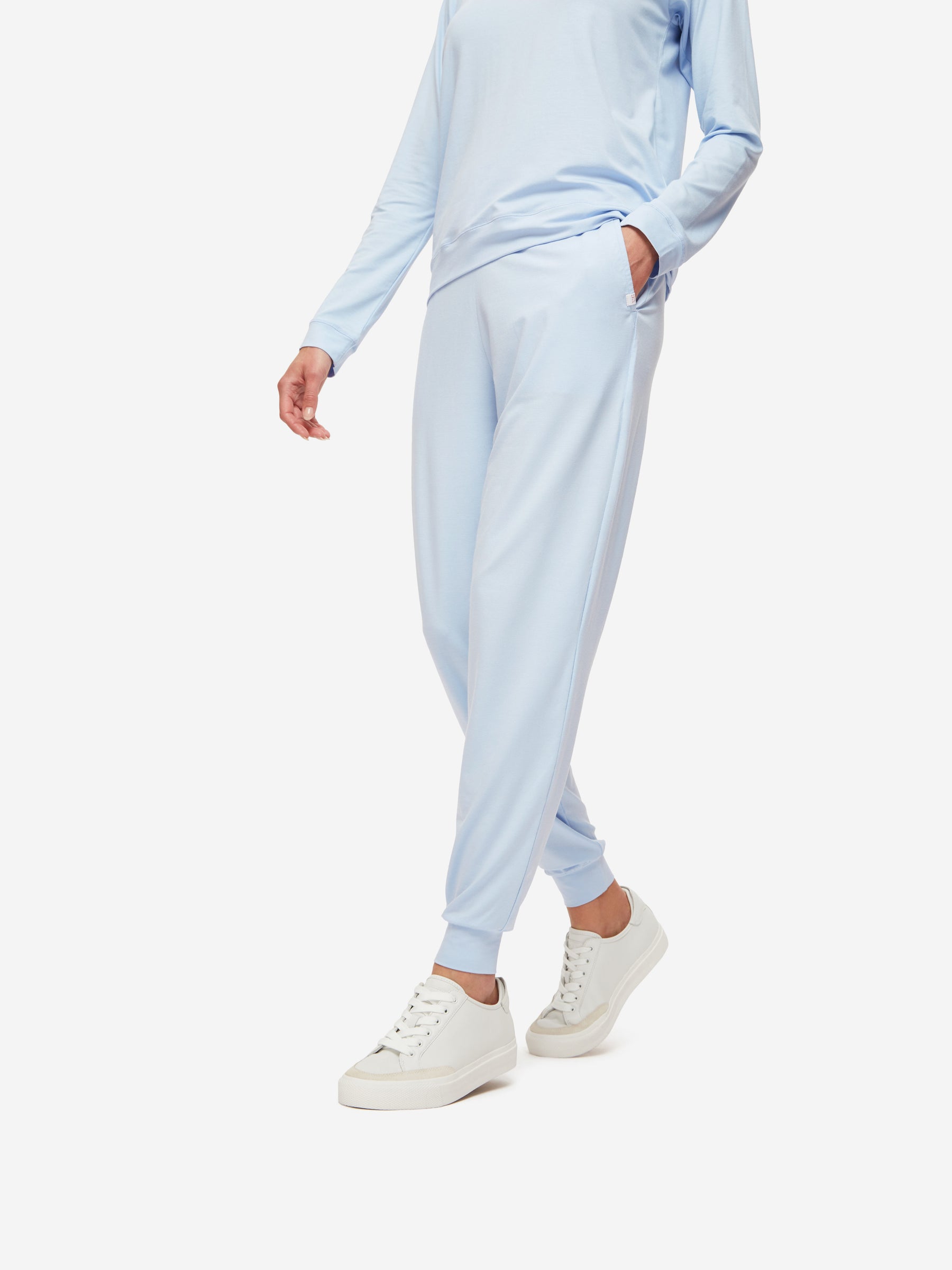 Women's Track Pants Basel Micro Modal Stretch Sky
