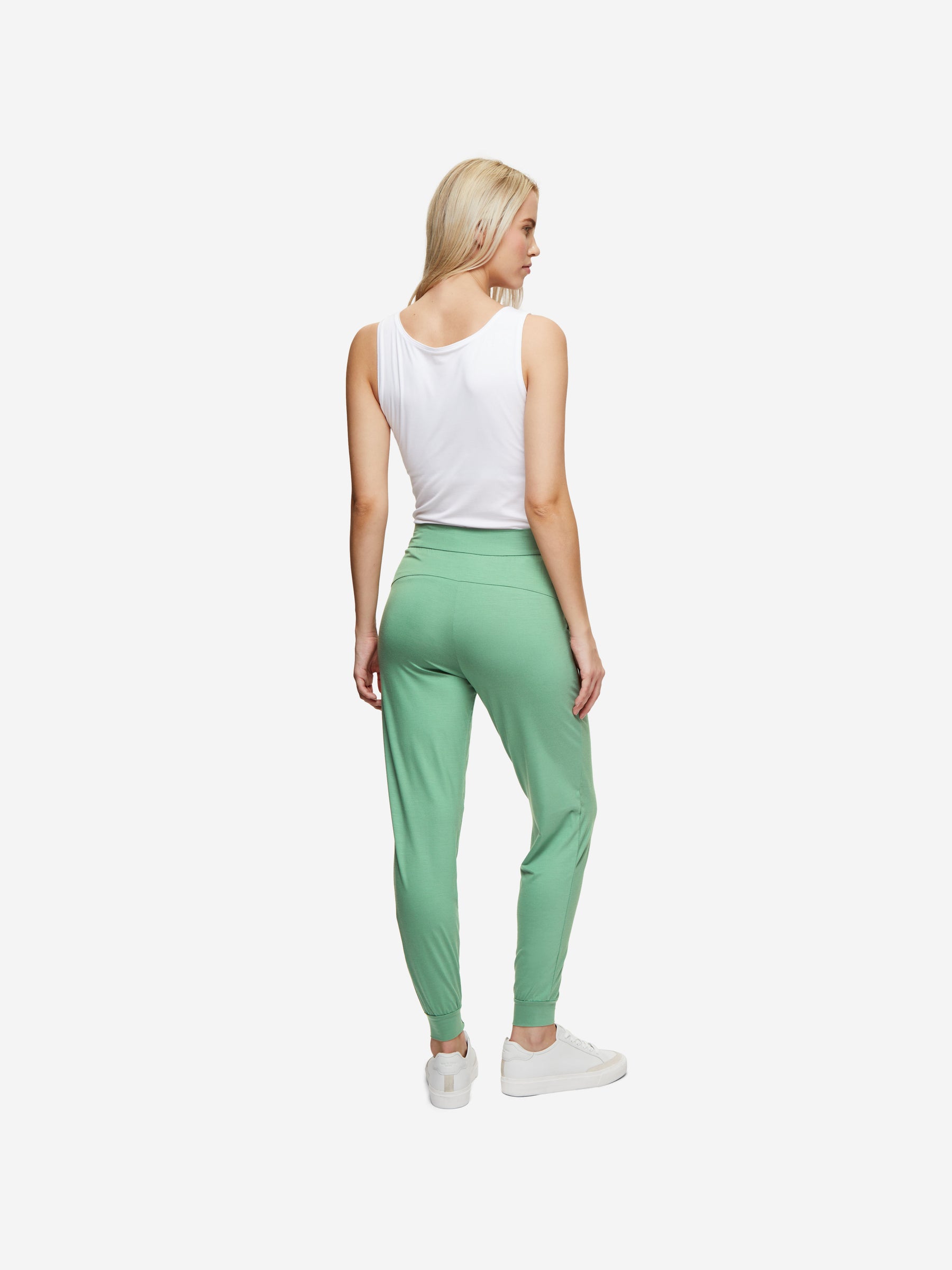Women's Track Pants Basel Micro Modal Stretch Sage Green