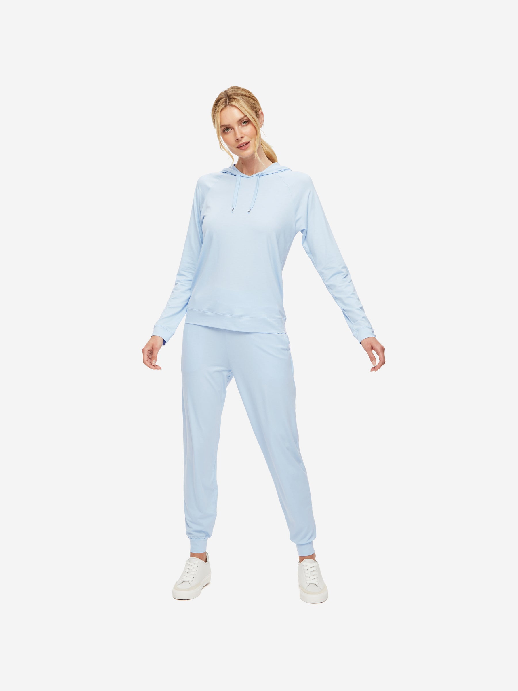 Women's Pullover Hoodie Basel Micro Modal Stretch Sky