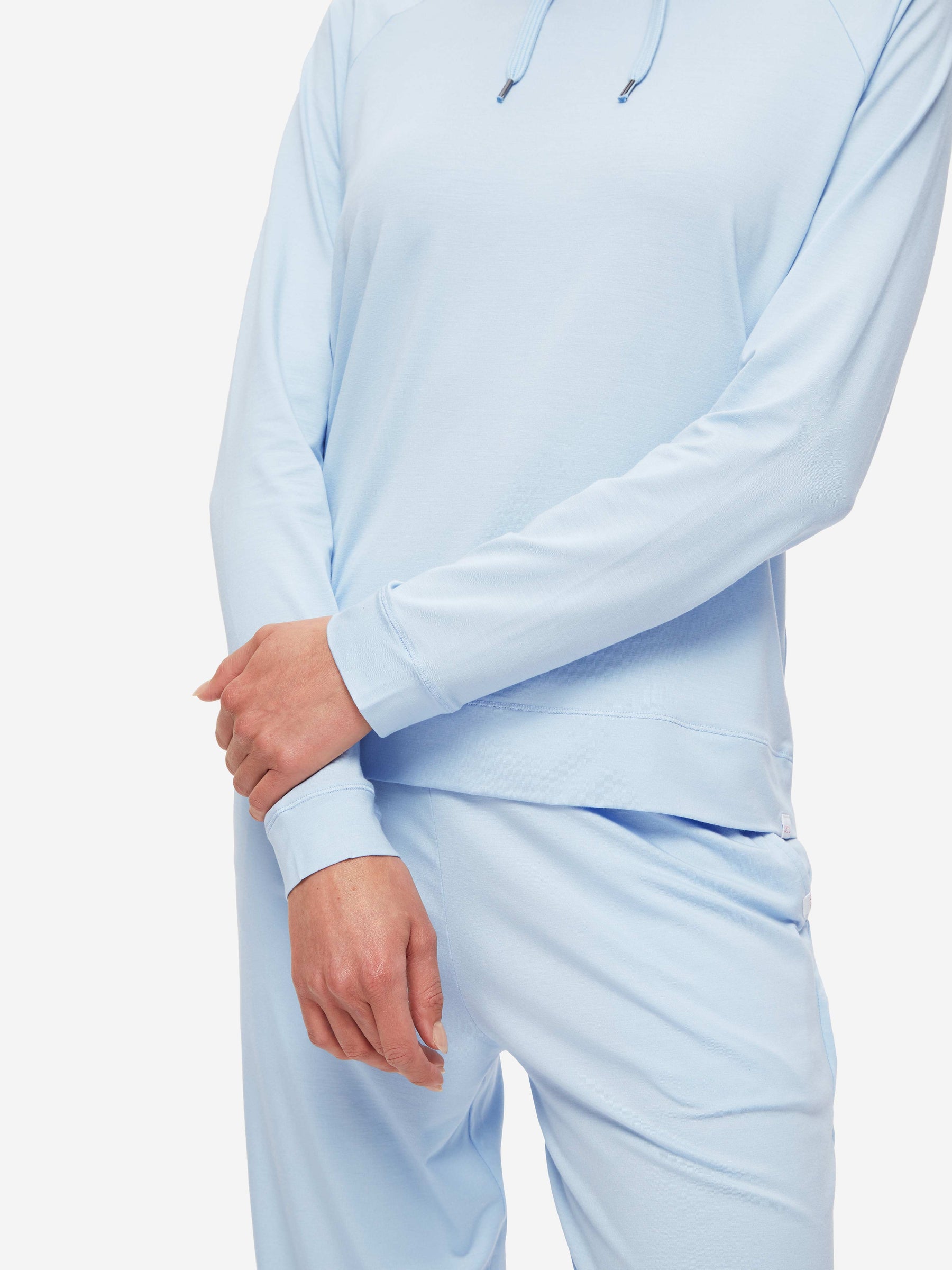 Women's Pullover Hoodie Basel Micro Modal Stretch Sky