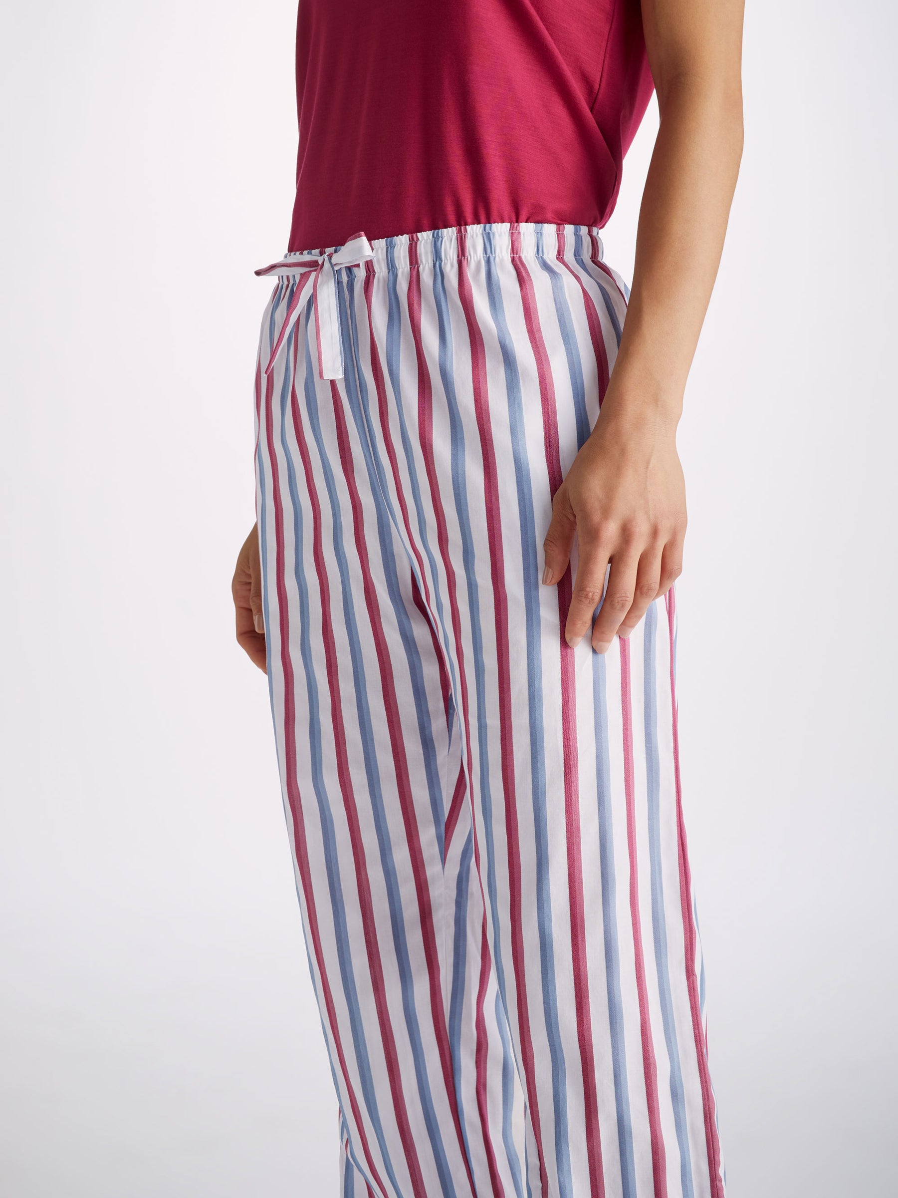 Women's Lounge Trouser Capri 22 Cotton Batiste Multi