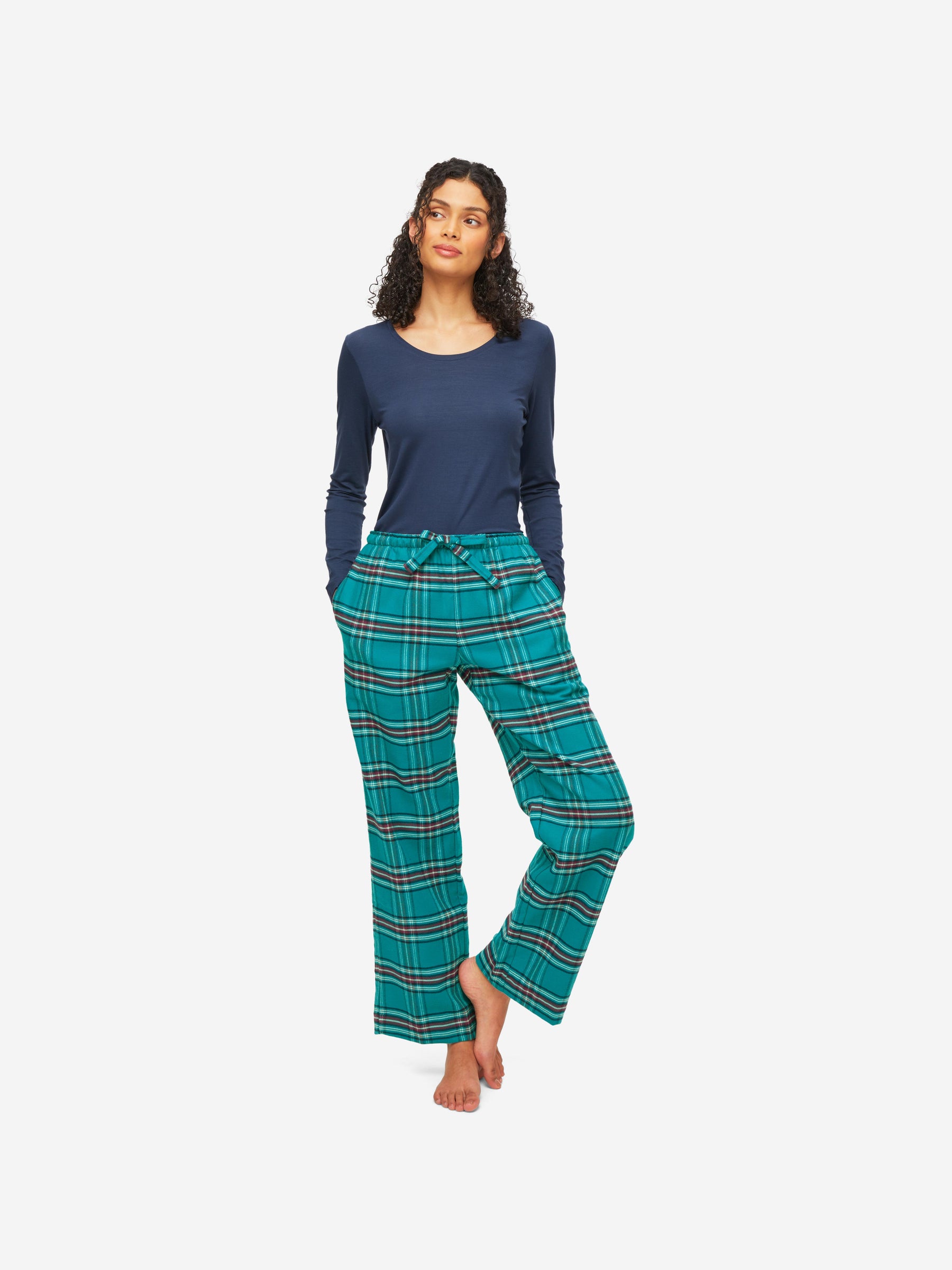 Women's Lounge Trousers Kelburn 25 Brushed Cotton Multi