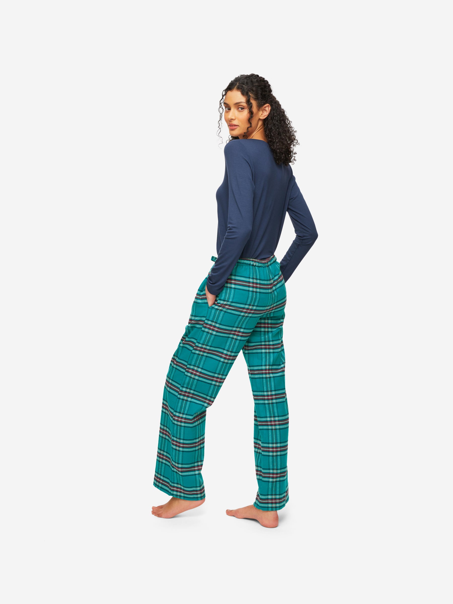 Women's Lounge Trousers Kelburn 25 Brushed Cotton Multi