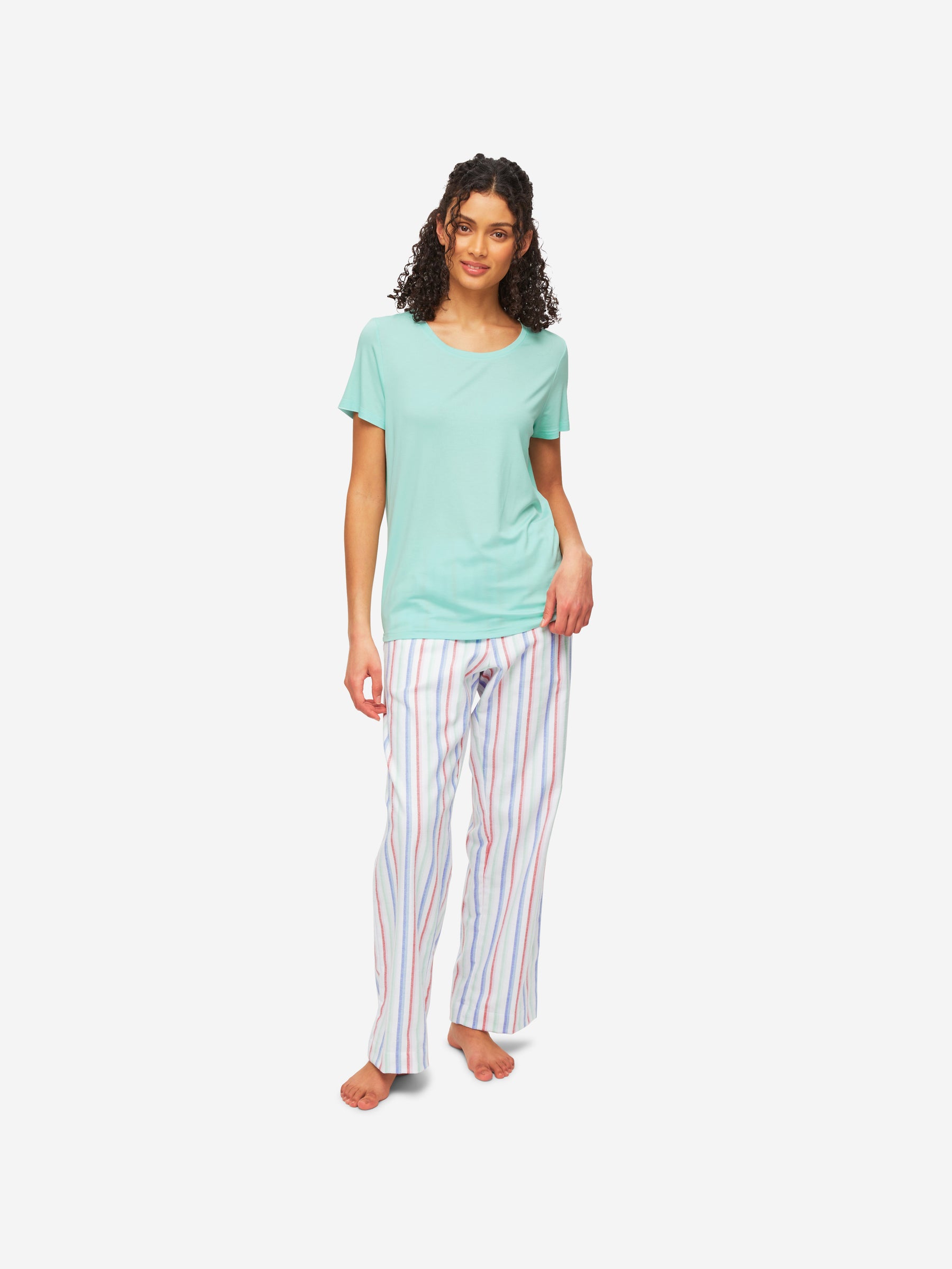 Women's Lounge Trousers Kelburn 28 Brushed Cotton Multi