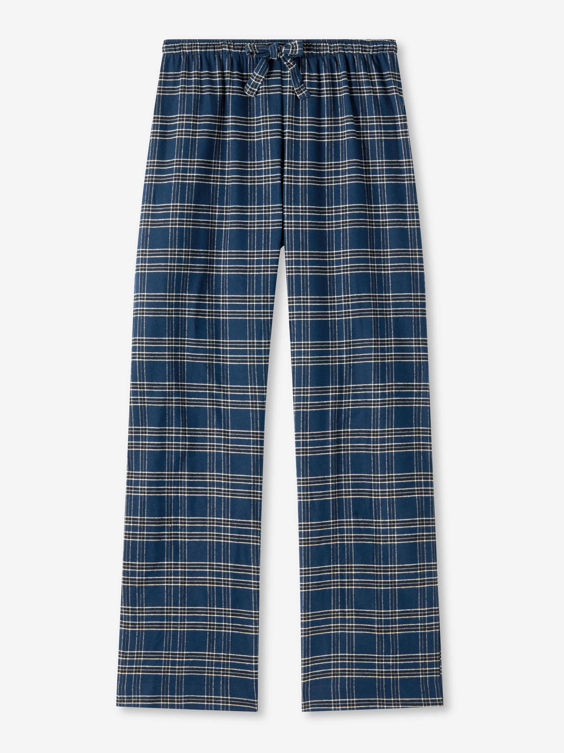 Women's Lounge Trousers Kelburn 30 Brushed Cotton Navy