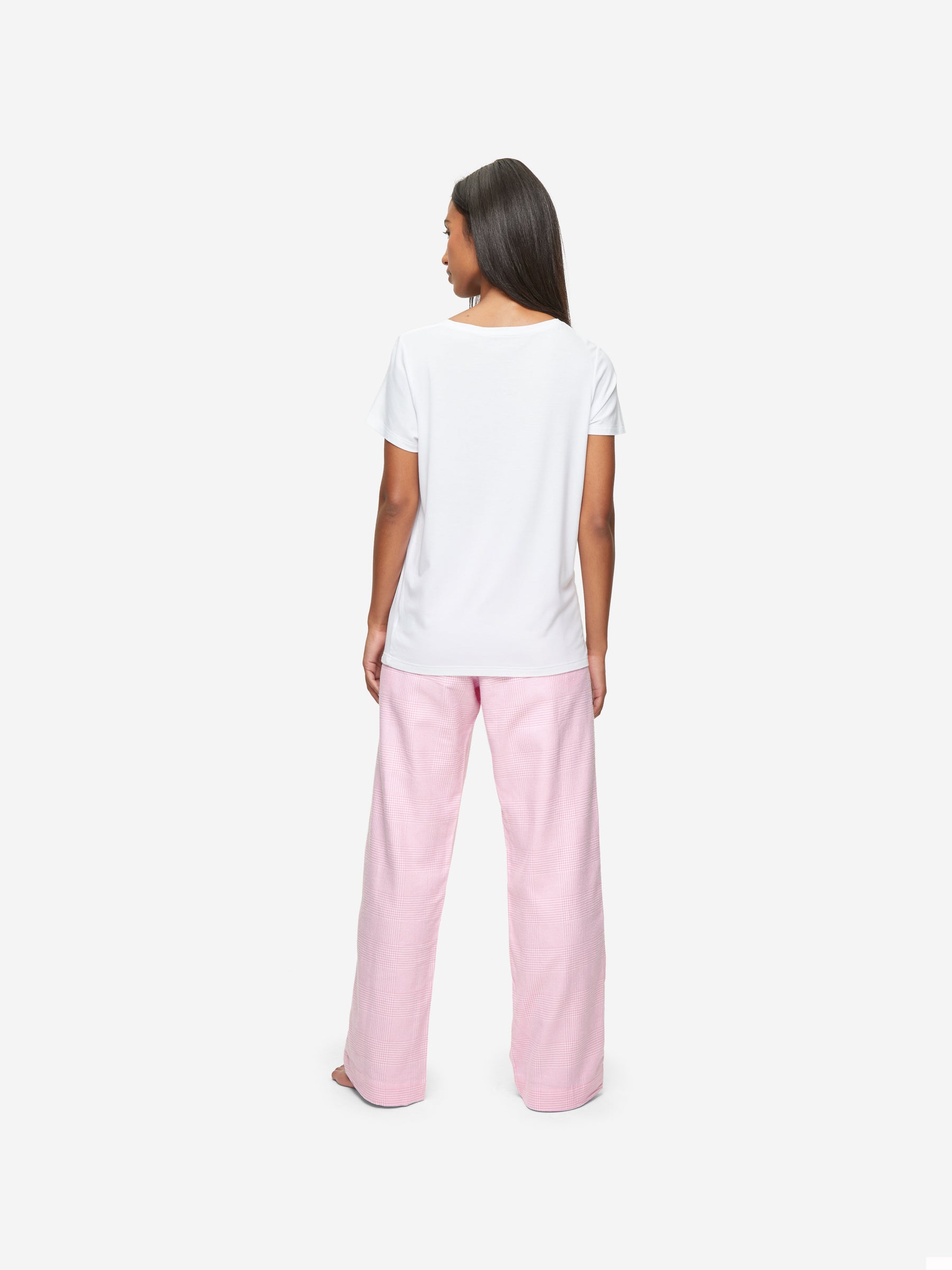 Women's Lounge Trousers Kelburn 32 Brushed Cotton Pink