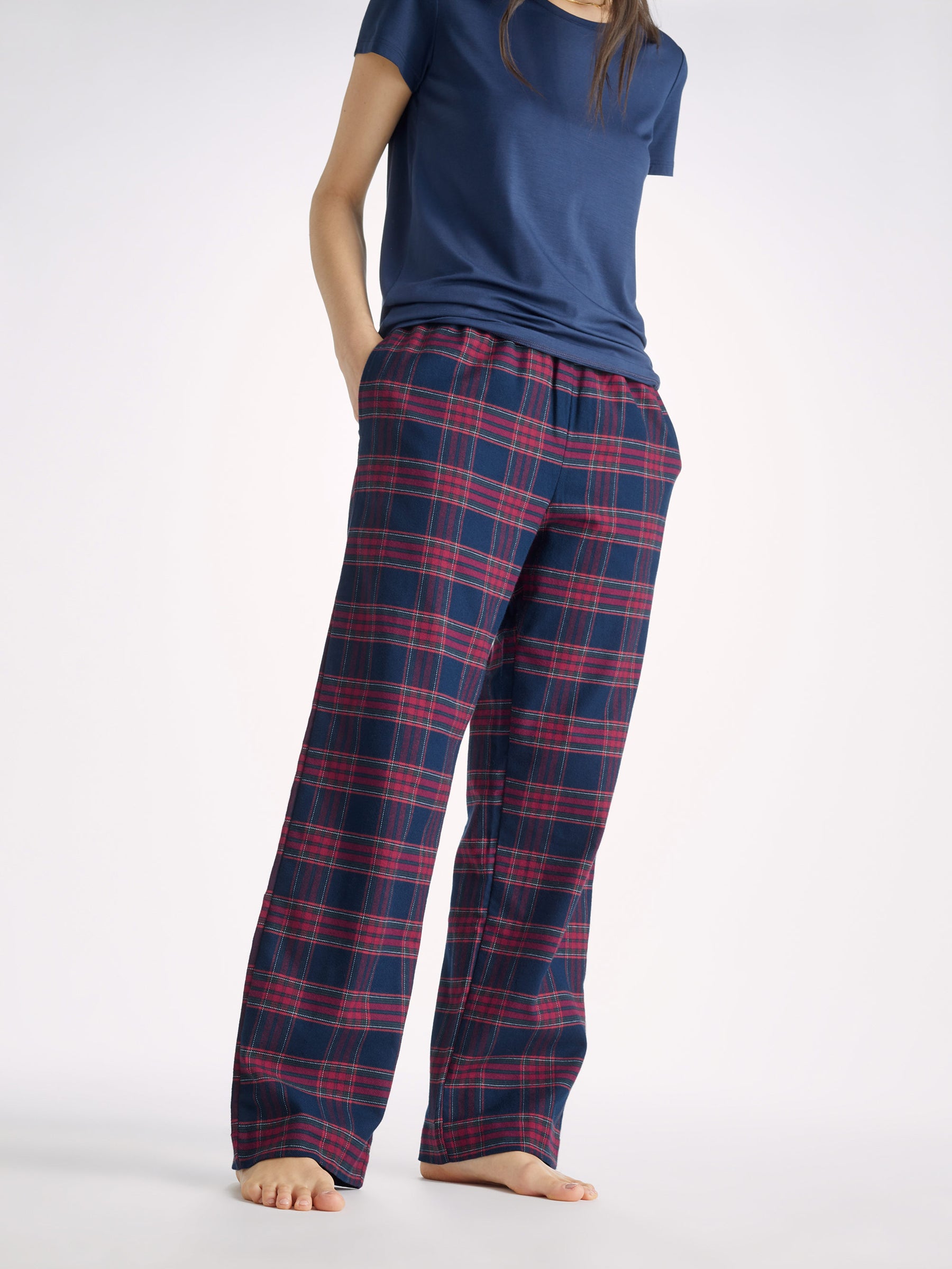 Women's Lounge Trousers Kelburn 36 Brushed Cotton Multi