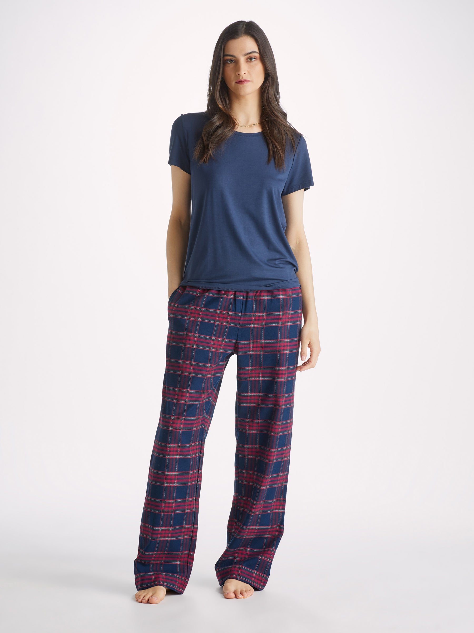 Women's Lounge Trousers Kelburn 36 Brushed Cotton Multi