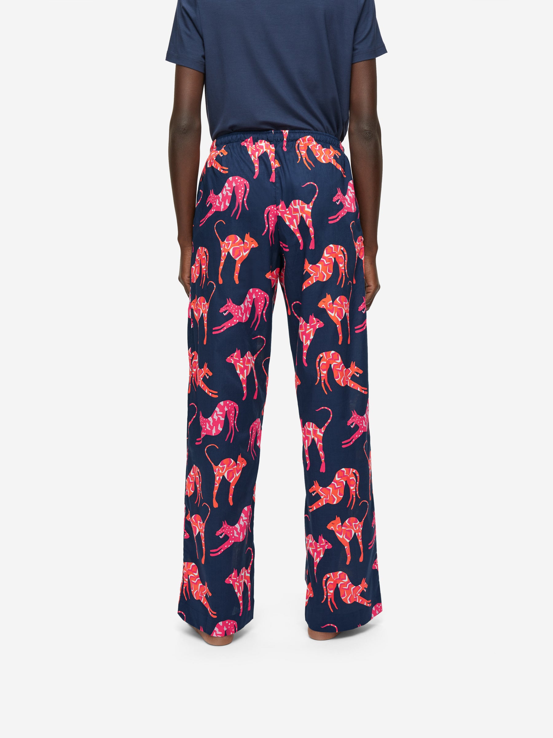 Women's Lounge Trousers Ledbury 52 Cotton Batiste Multi