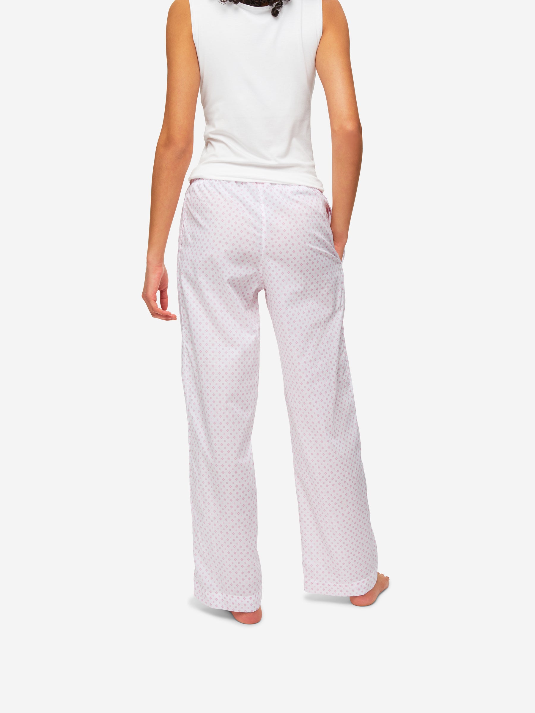 Women's Lounge Trousers Nelson 92 Cotton Batiste Pink