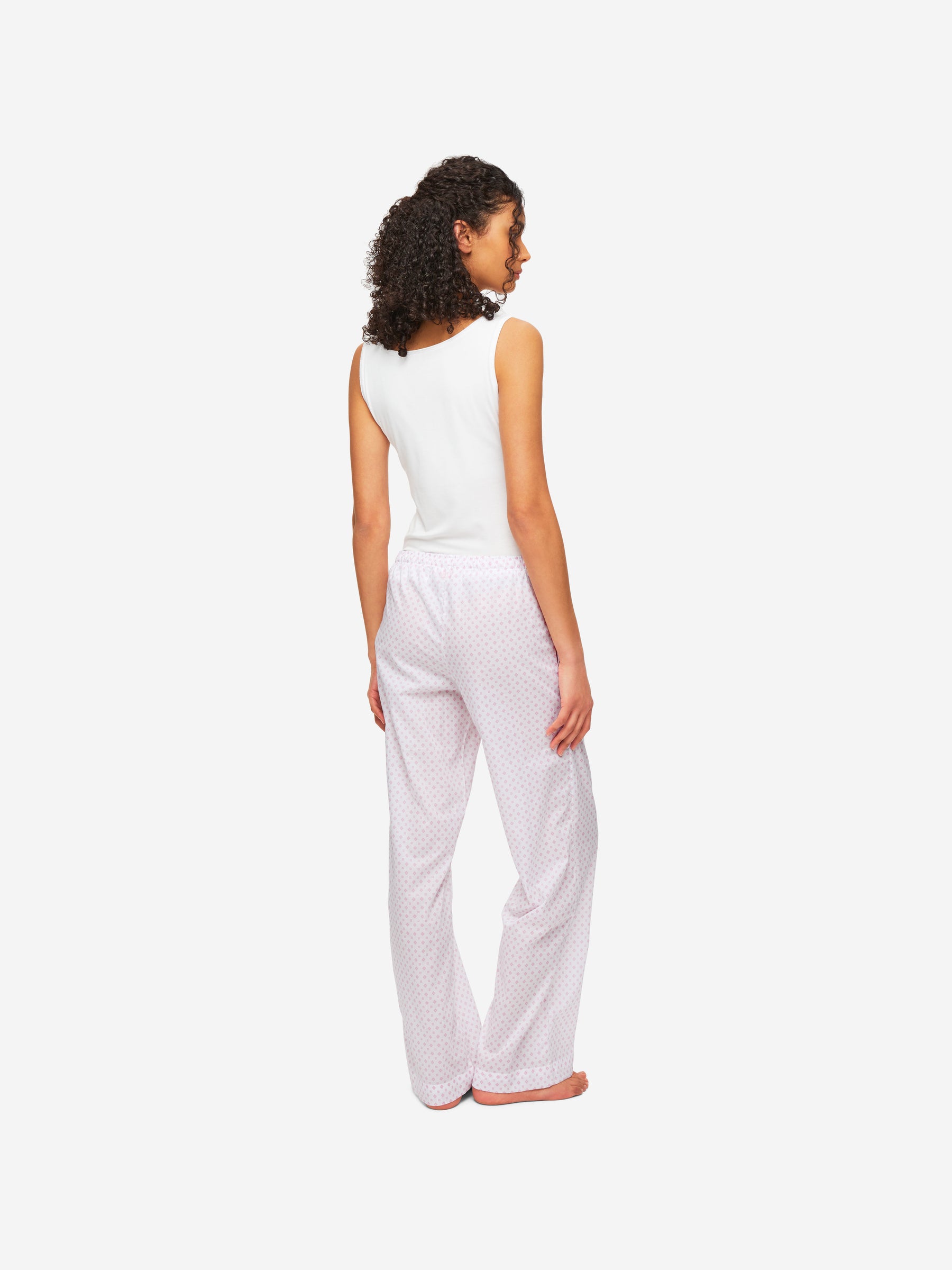 Women's Lounge Trousers Nelson 92 Cotton Batiste Pink