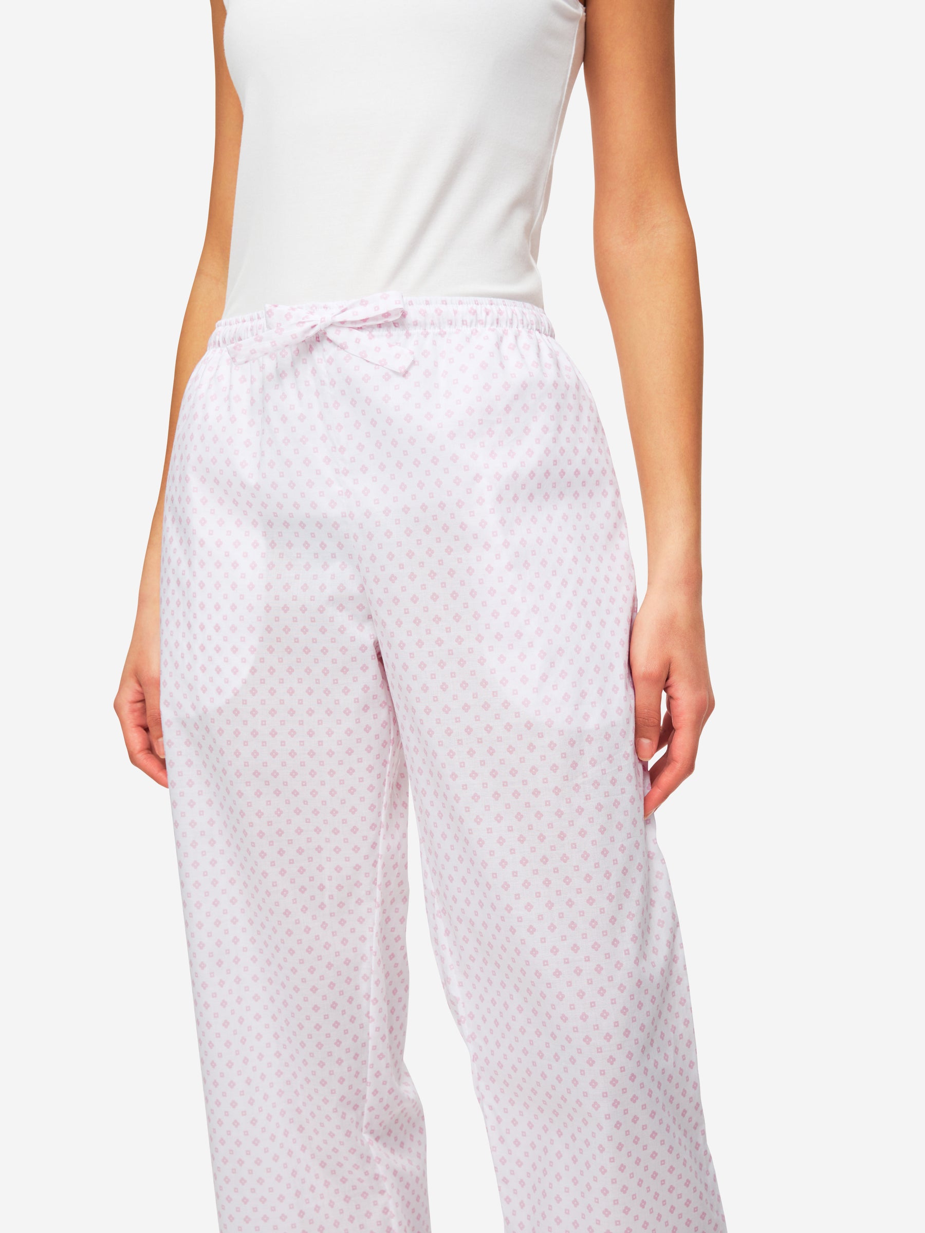 Women's Lounge Trousers Nelson 92 Cotton Batiste Pink