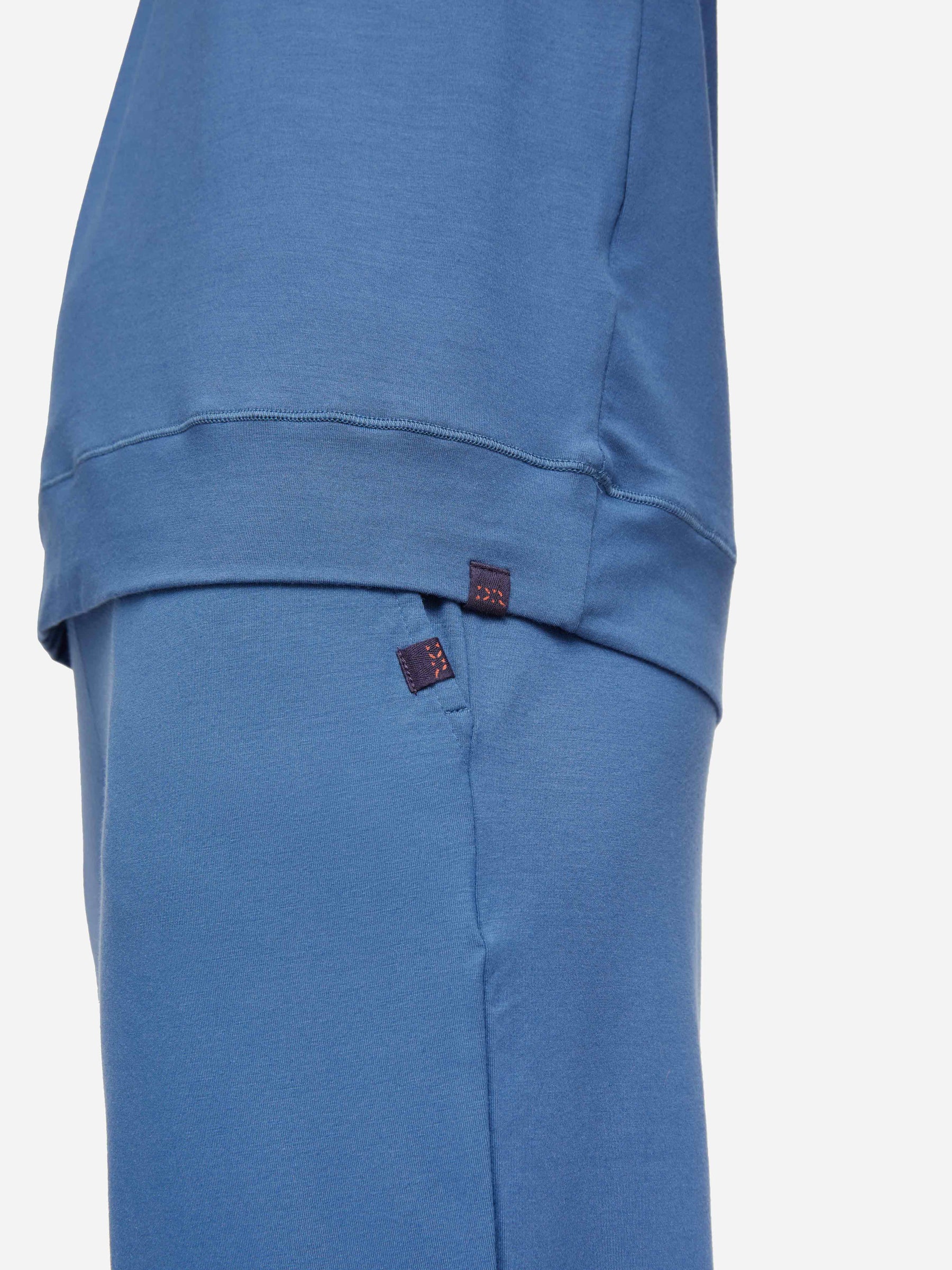 Women's Pullover Hoodie Basel Micro Modal Stretch Storm Blue