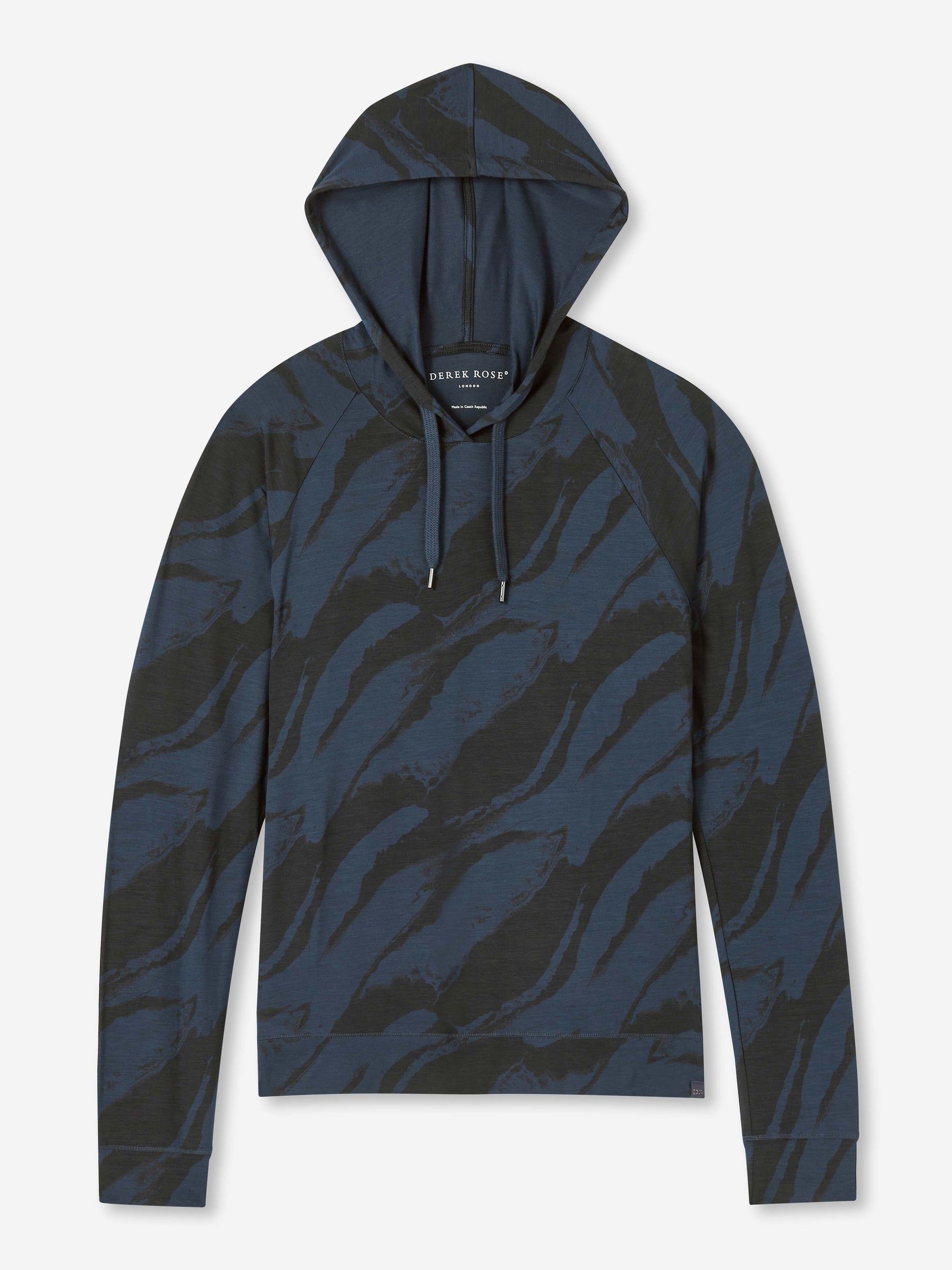 Women's Pullover Hoodie London 8 Micro Modal Stretch Navy