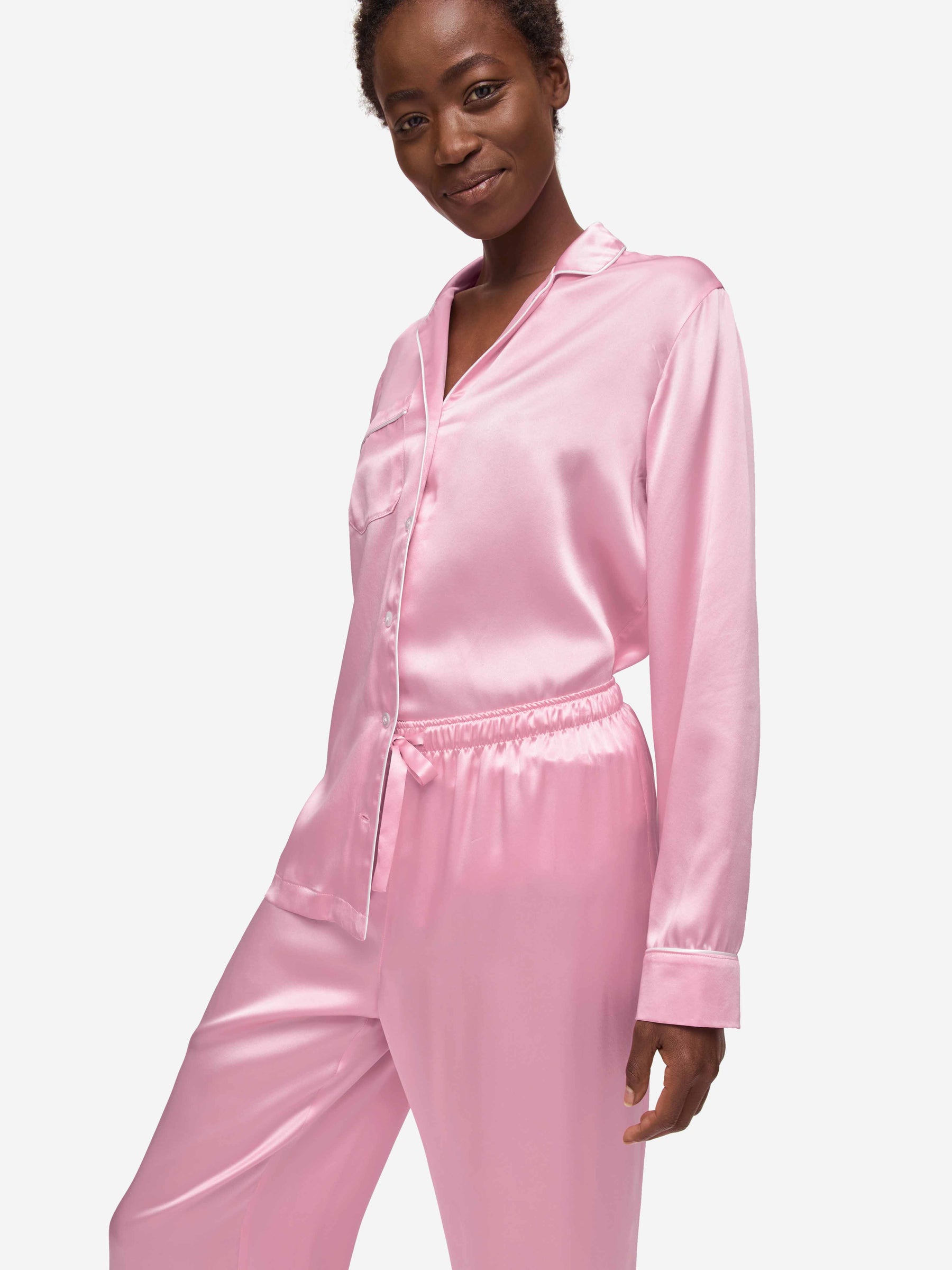 Women's Pyjamas Bailey 2 Silk Satin Pink