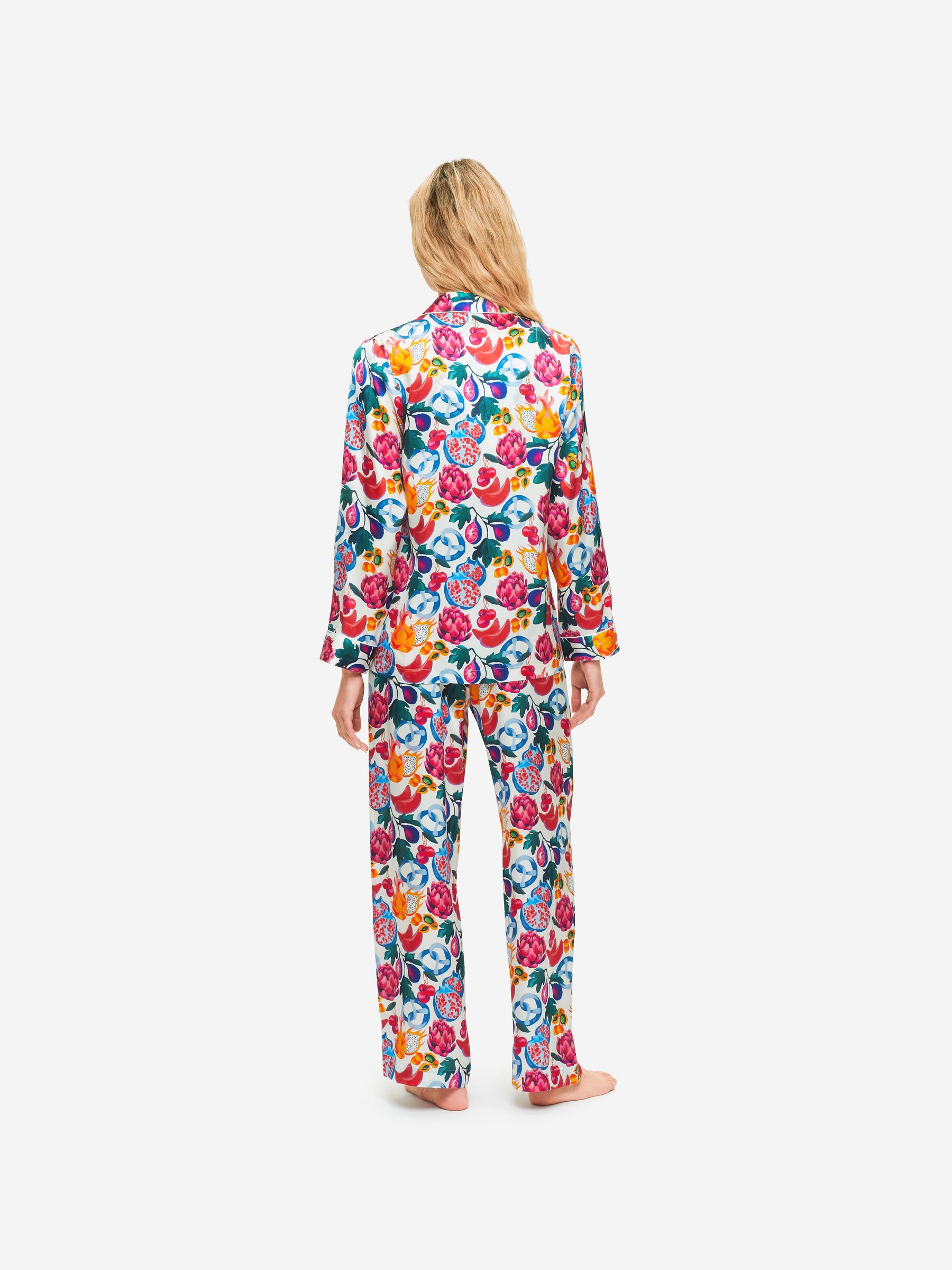 Women's Pyjamas Brindisi 78 Silk Satin White