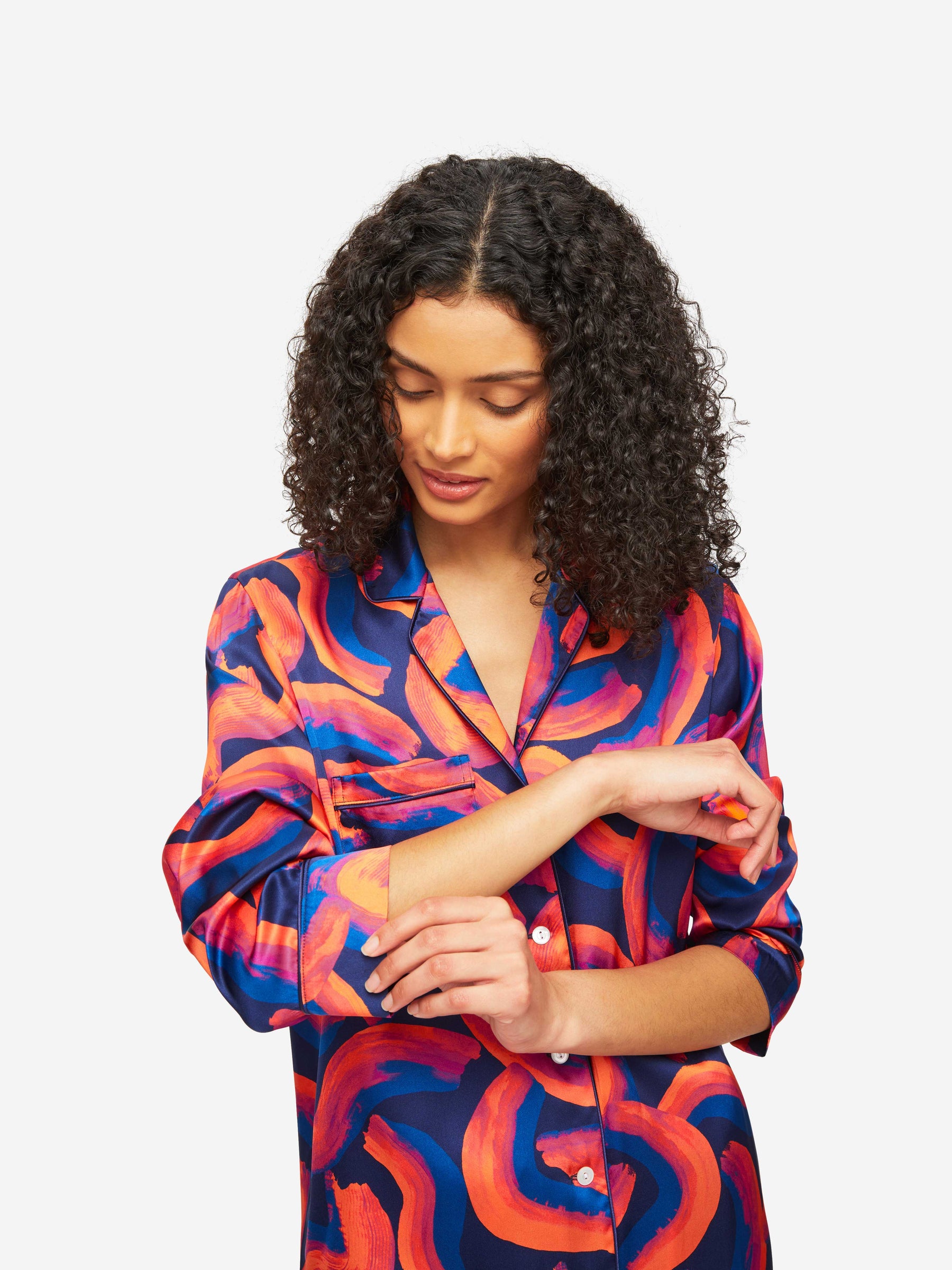 Women's Pyjamas Brindisi 82 Silk Satin Multi