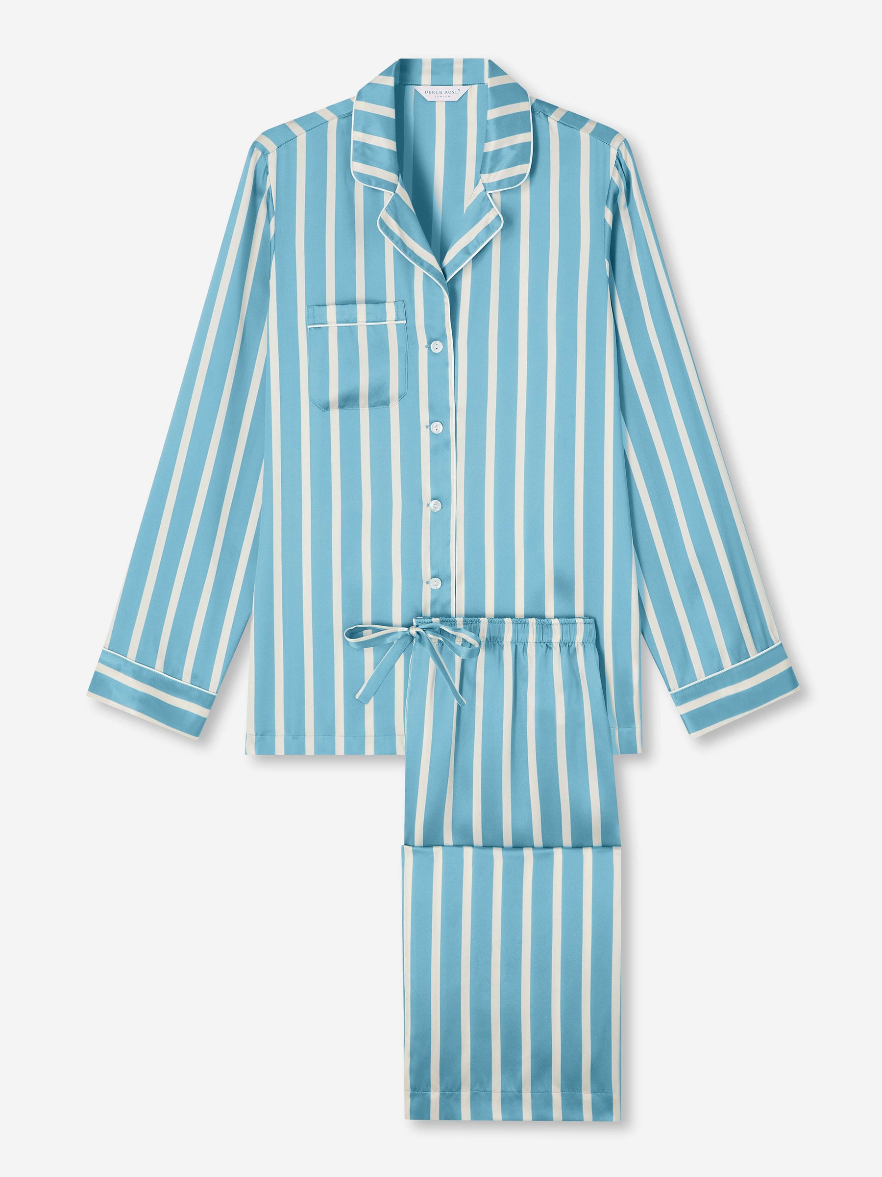 Women's Pyjamas Brindisi 88 Silk Satin Blue