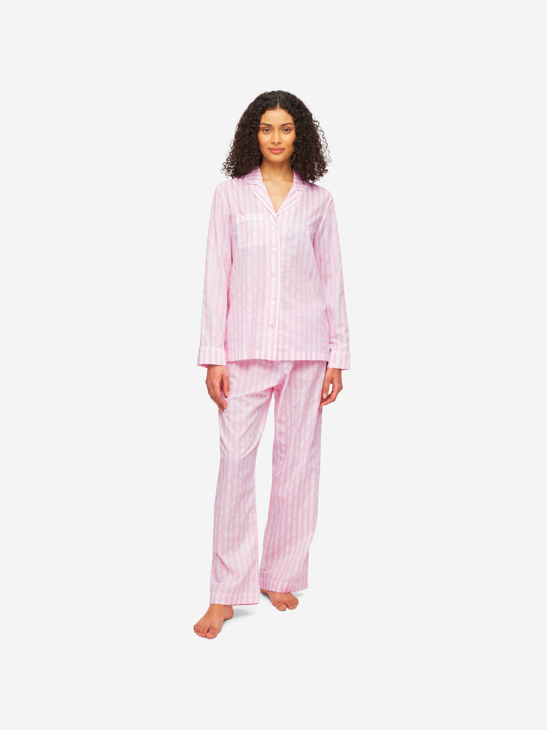 Women's Pyjamas Capri 20 Cotton Pink