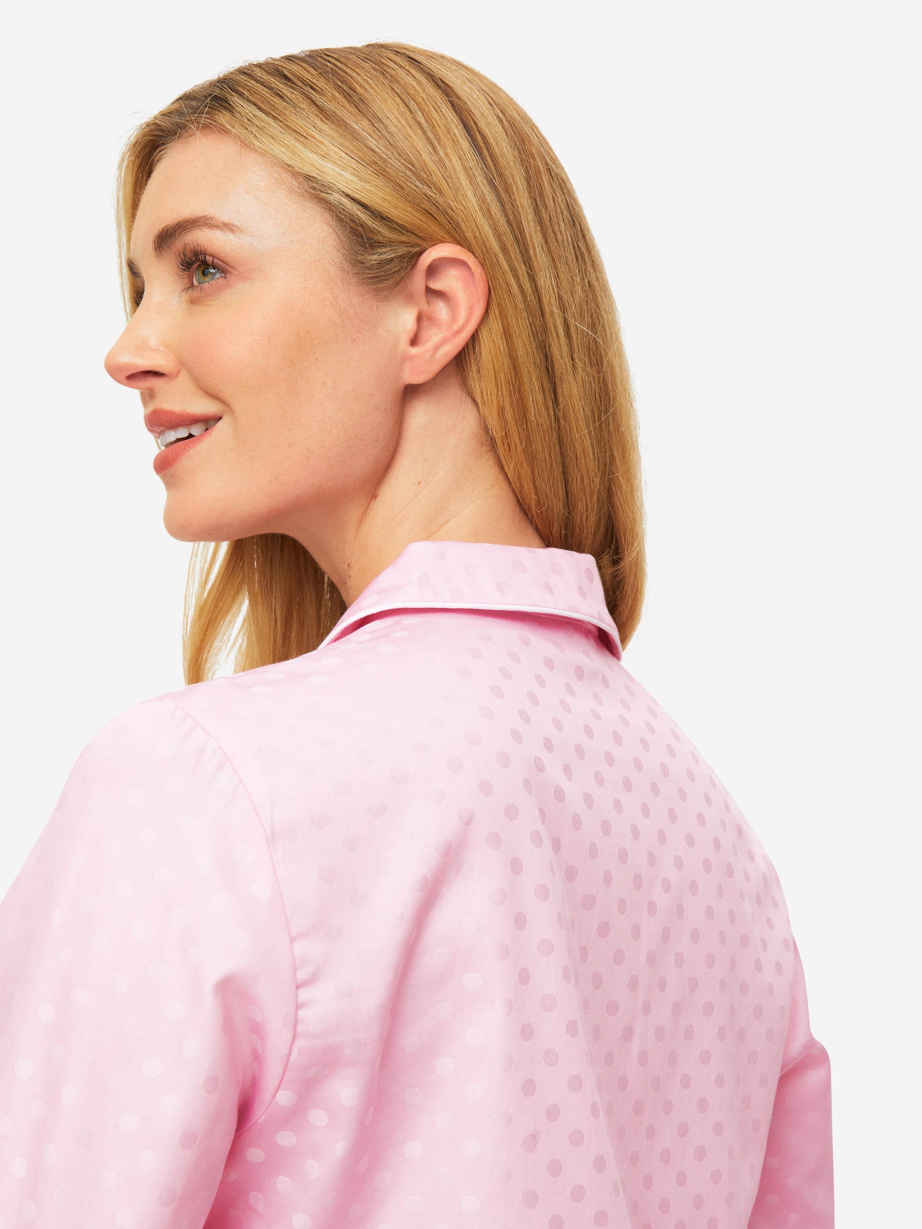 Women's Pyjamas Kate 7 Cotton Jacquard Pink