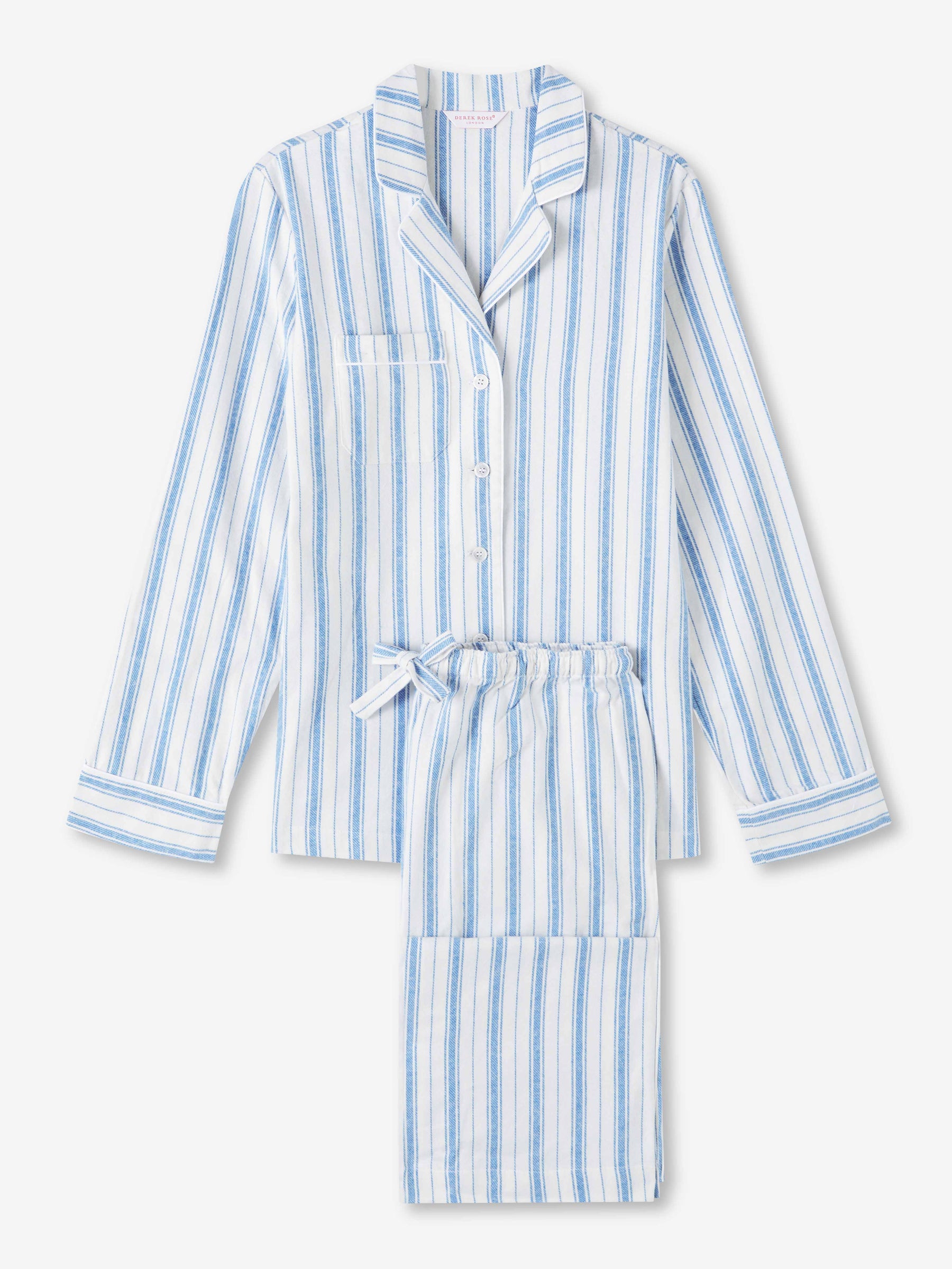 Women's Pyjamas Kelburn 31 Brushed Cotton Blue
