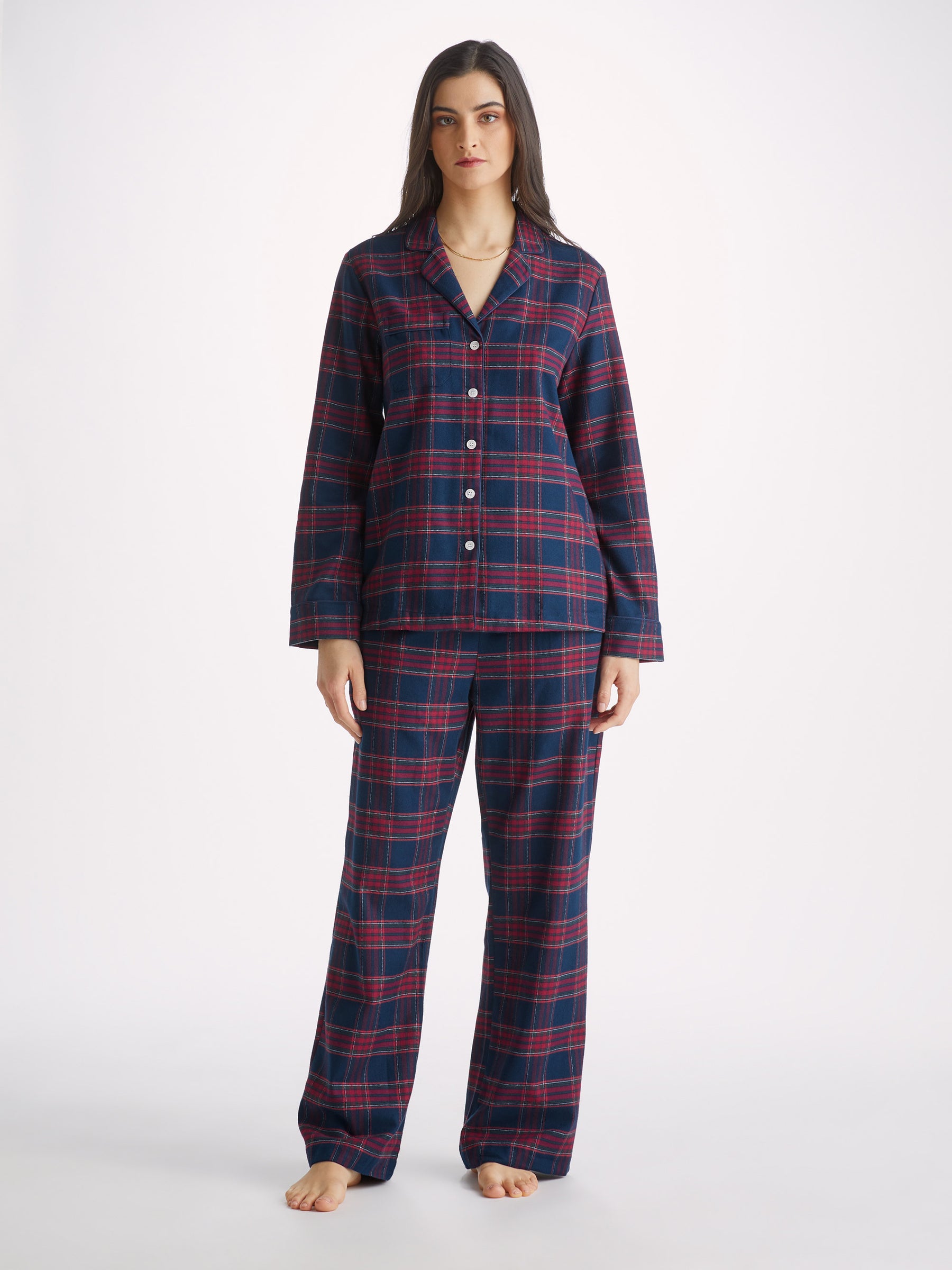 Women's Pyjamas Kelburn 36 Brushed Cotton Multi