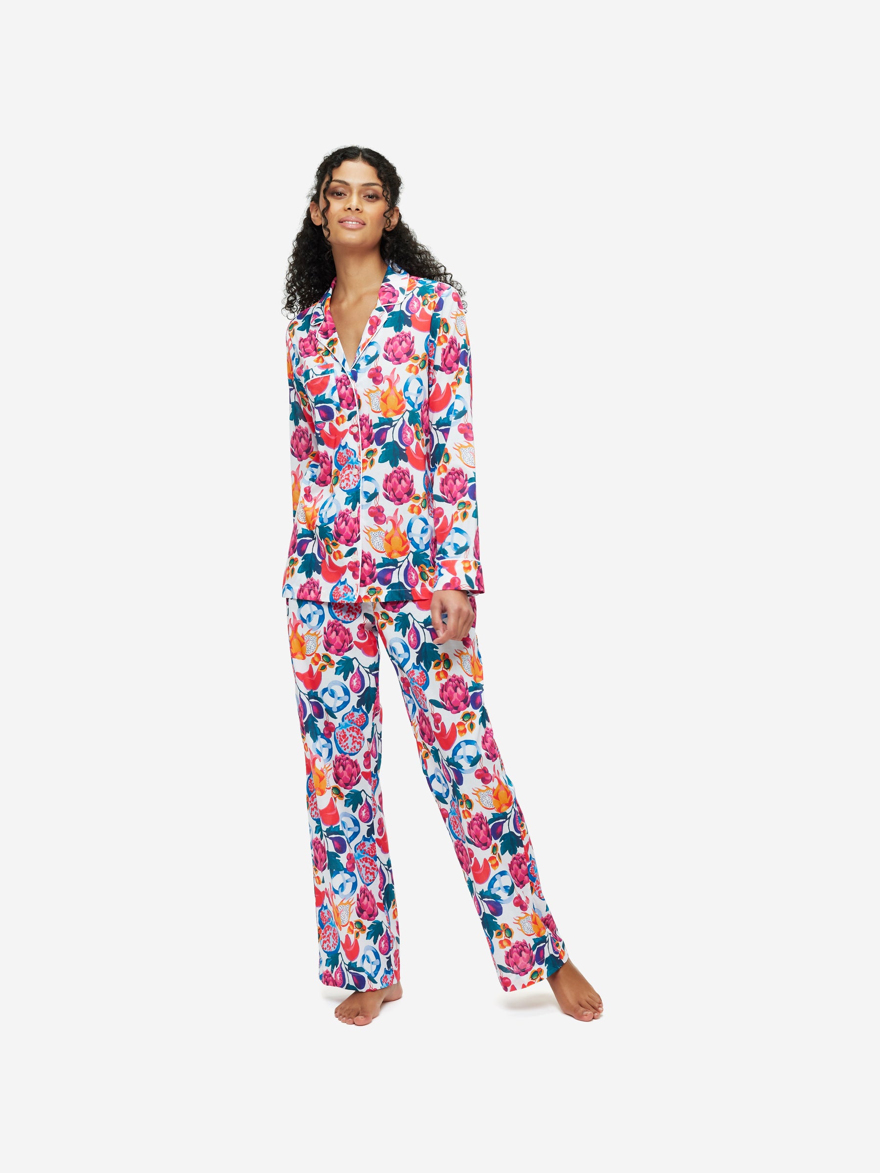 Women's Pyjamas Ledbury 50 Cotton Batiste White