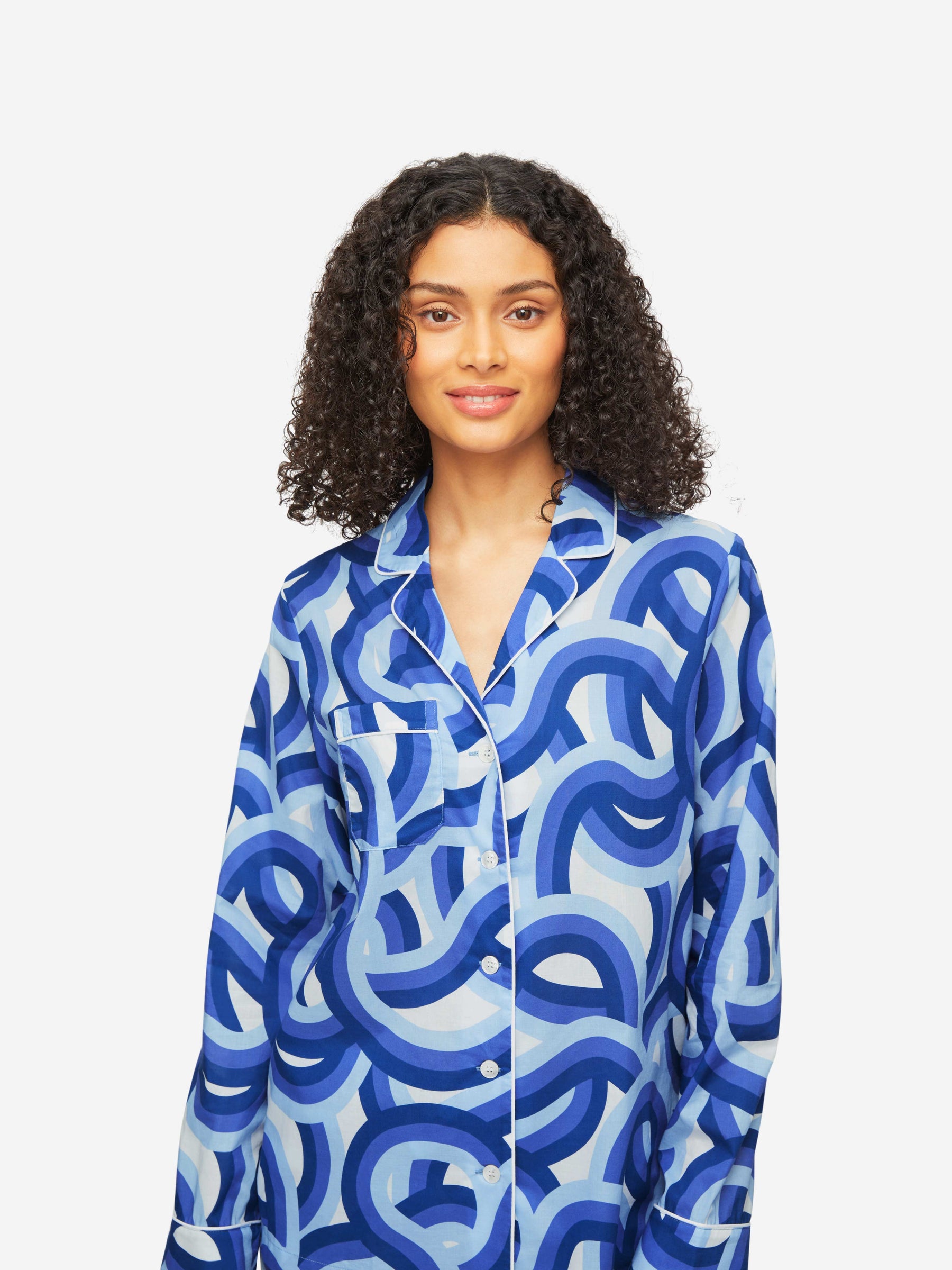 Women's Pyjamas Ledbury 51 Cotton Batiste Blue
