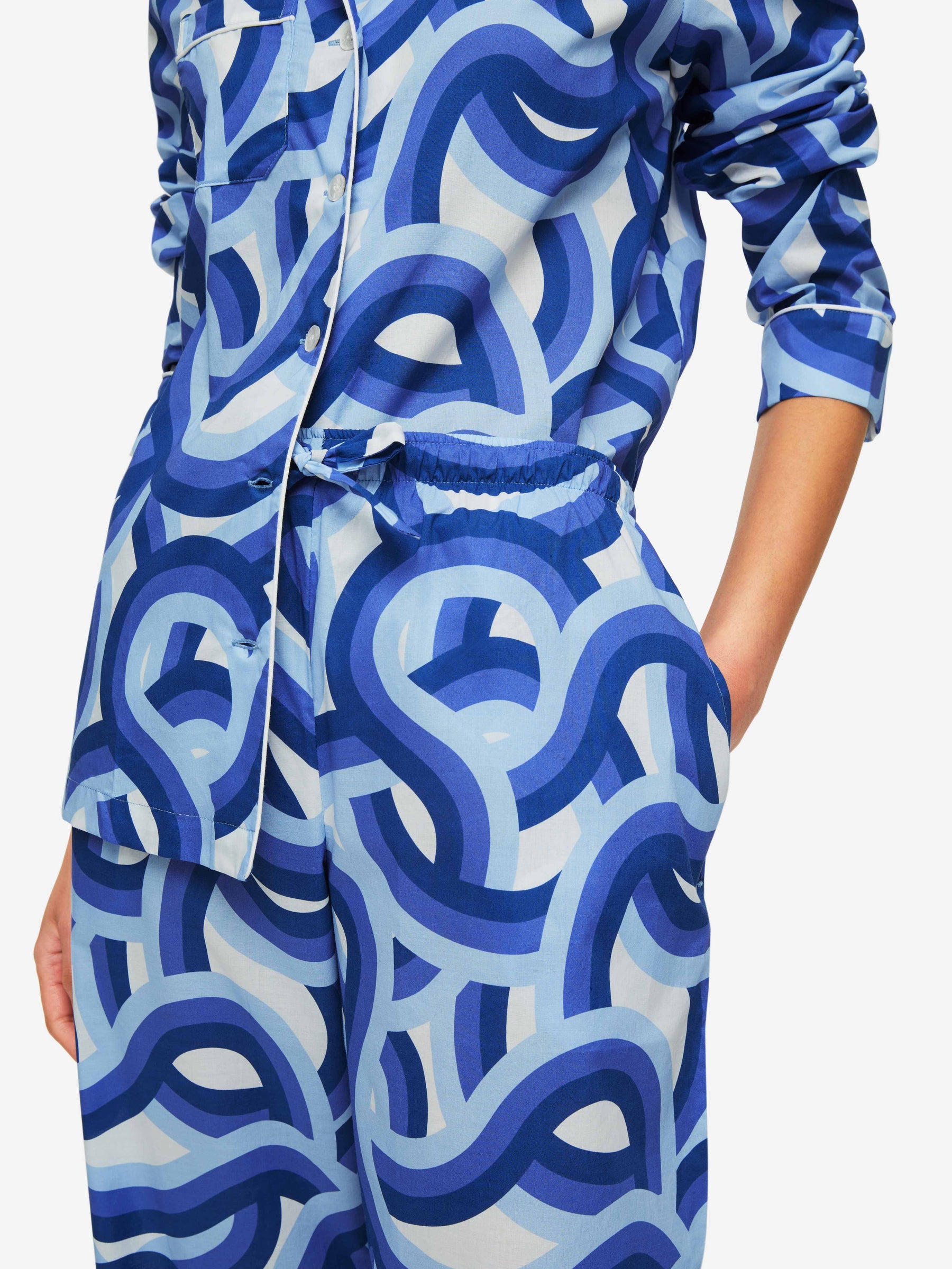 Women's Pyjamas Ledbury 51 Cotton Batiste Blue