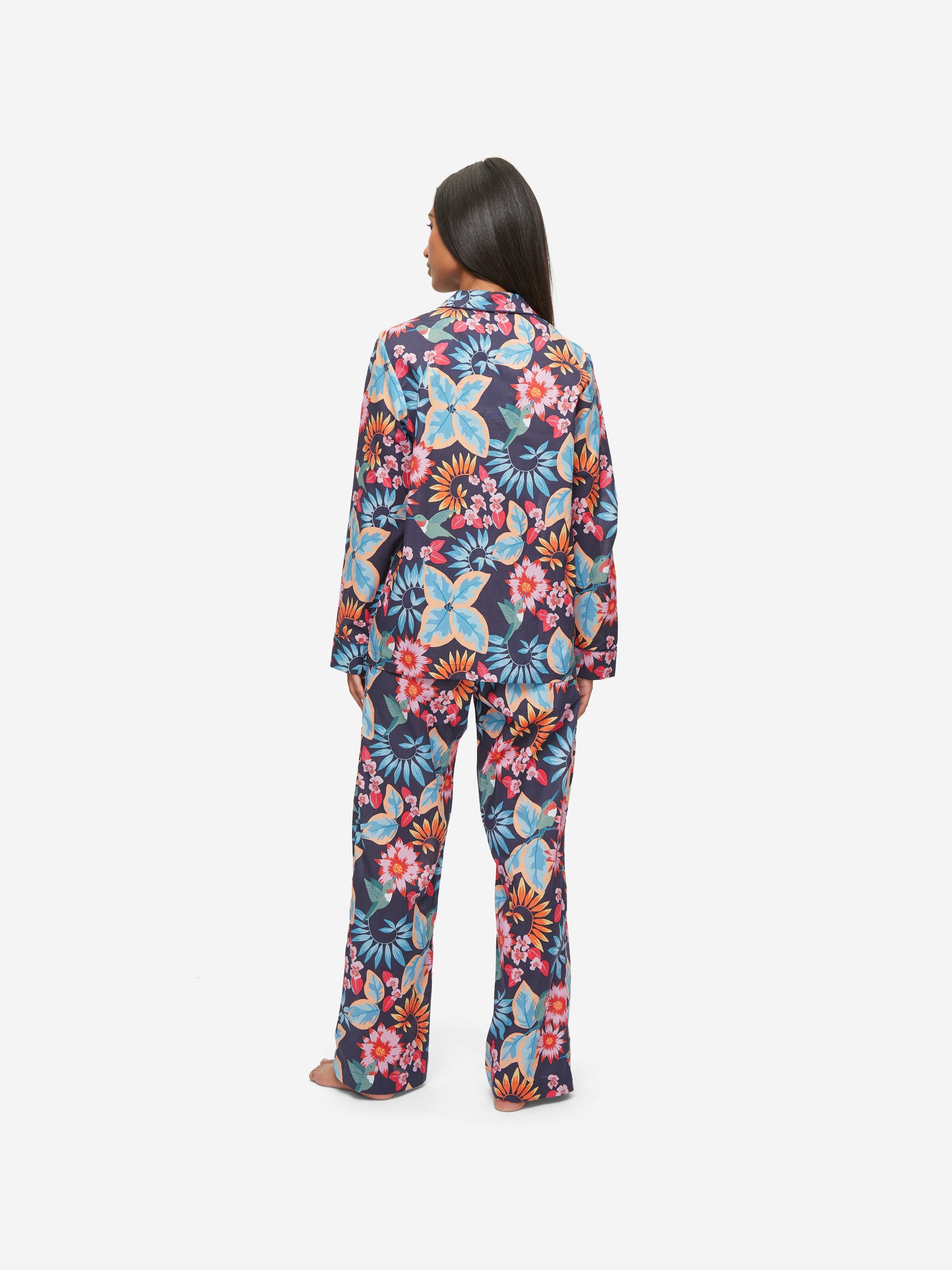 Women's Pyjamas Ledbury 60 Cotton Batiste Navy