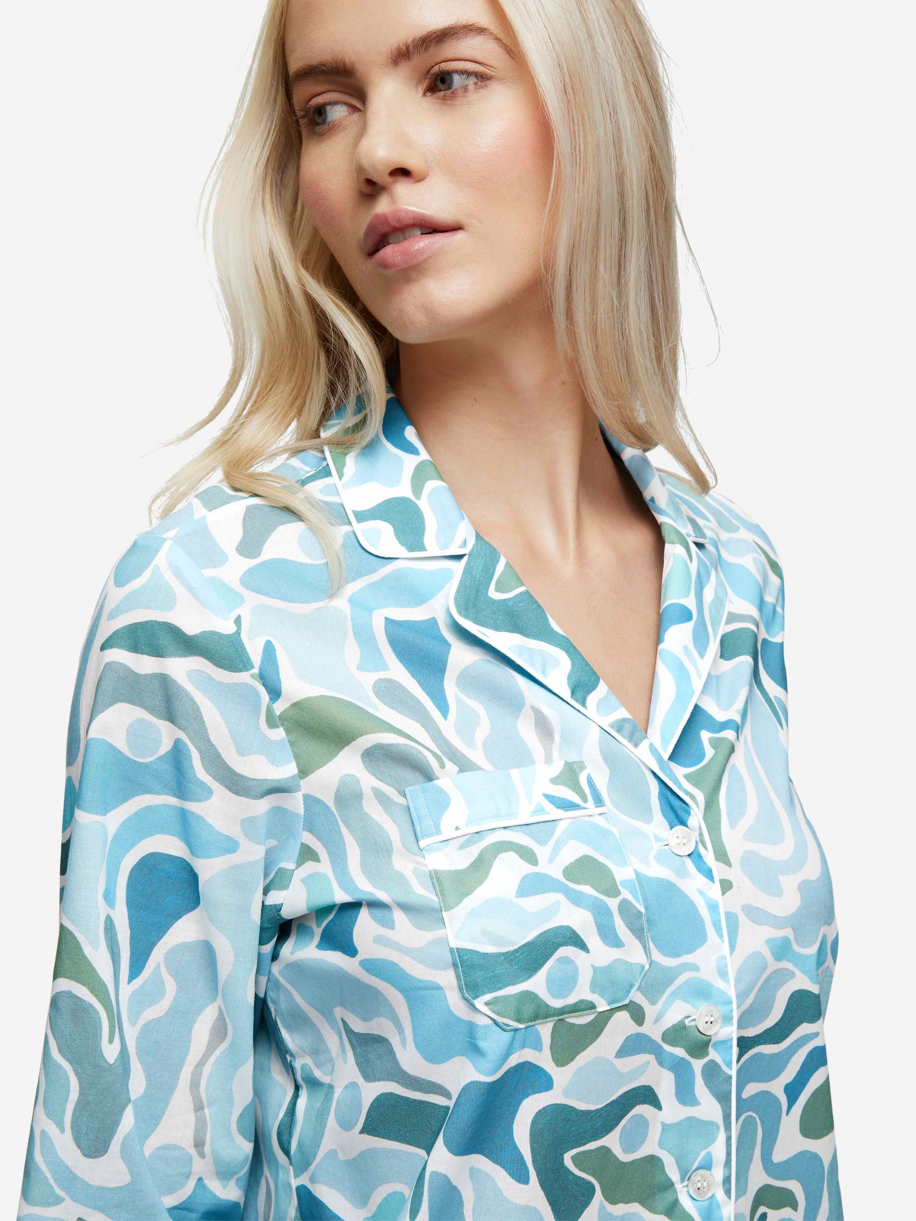 Women's Pyjamas Ledbury 61 Cotton Batiste Green