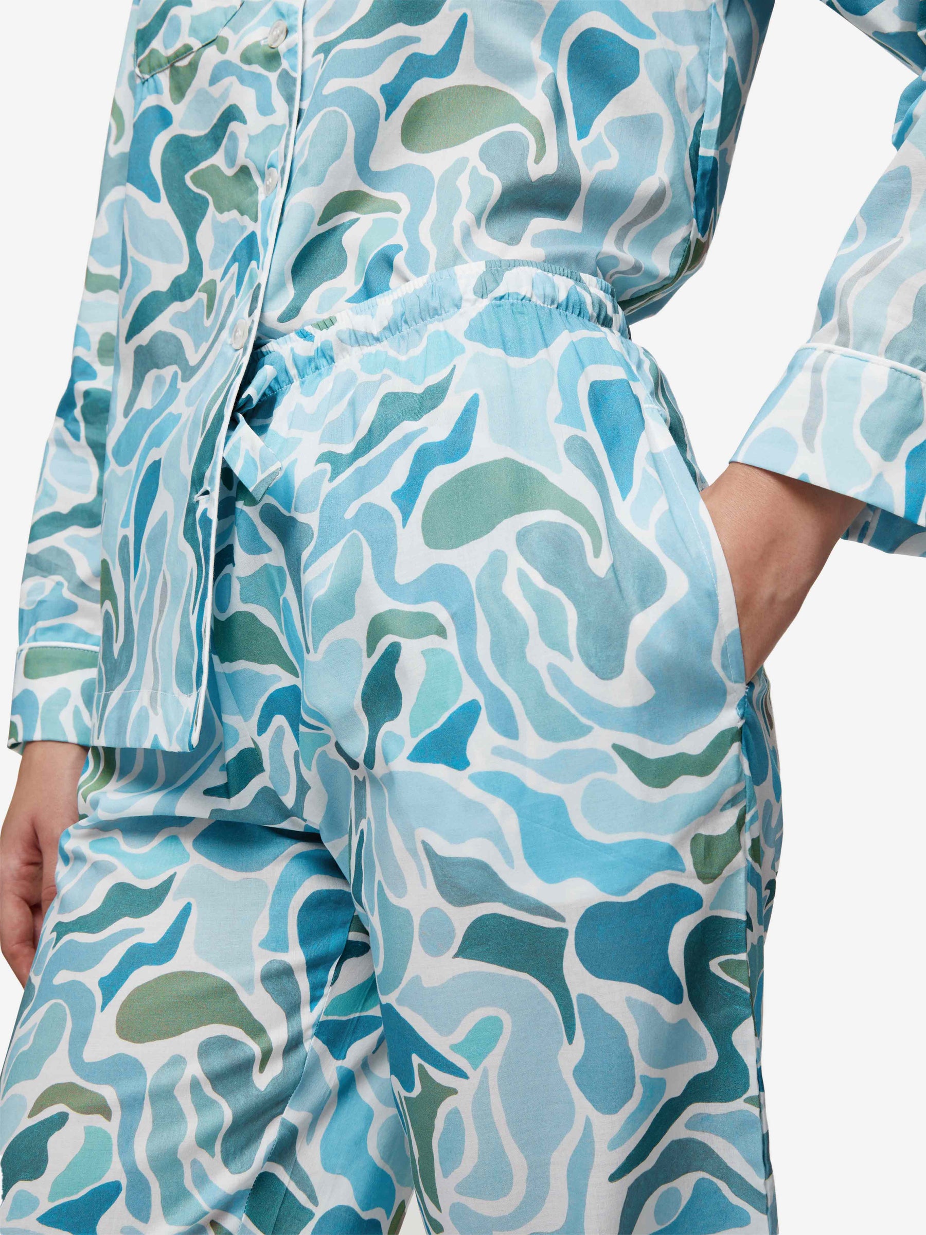 Women's Pyjamas Ledbury 61 Cotton Batiste Green