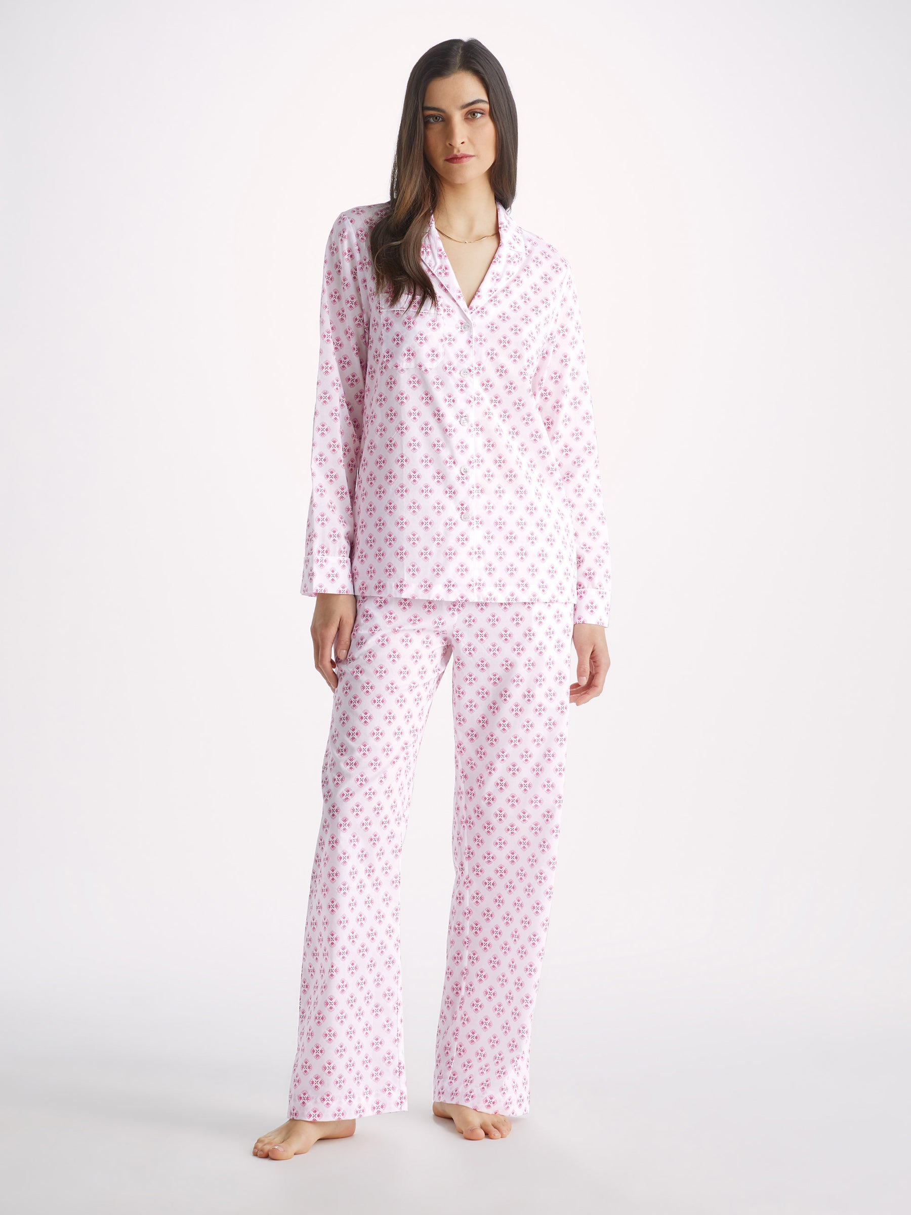 Women's Pyjamas Ledbury 62 Cotton Batiste White
