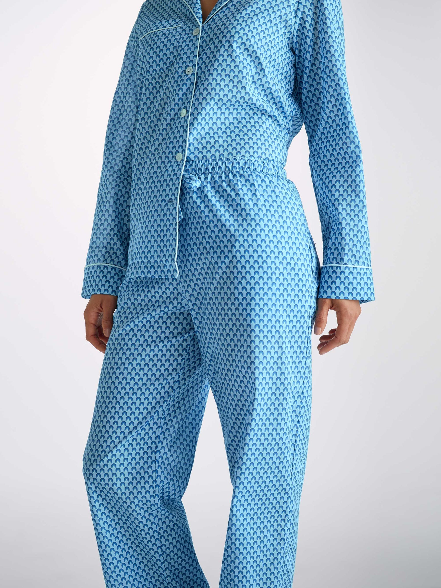 Women's Pyjamas Ledbury 65 Cotton Batiste Blue