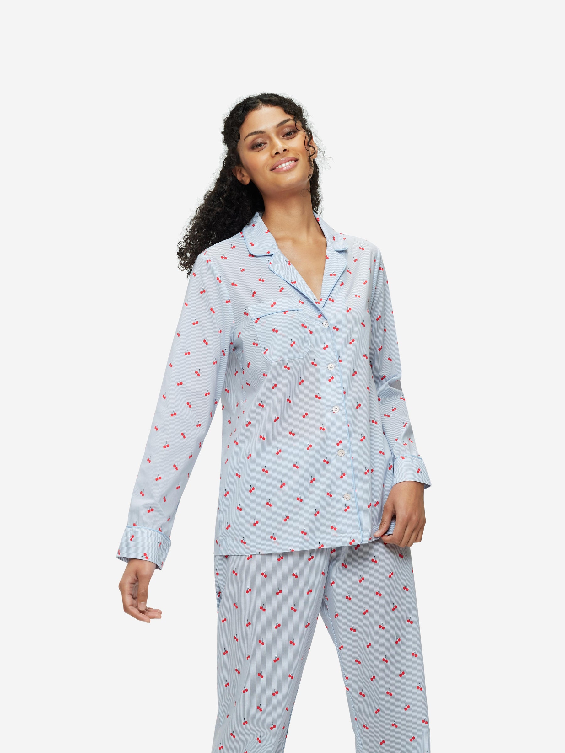 Women's Pyjamas Nelson 84 Cotton Batiste Blue