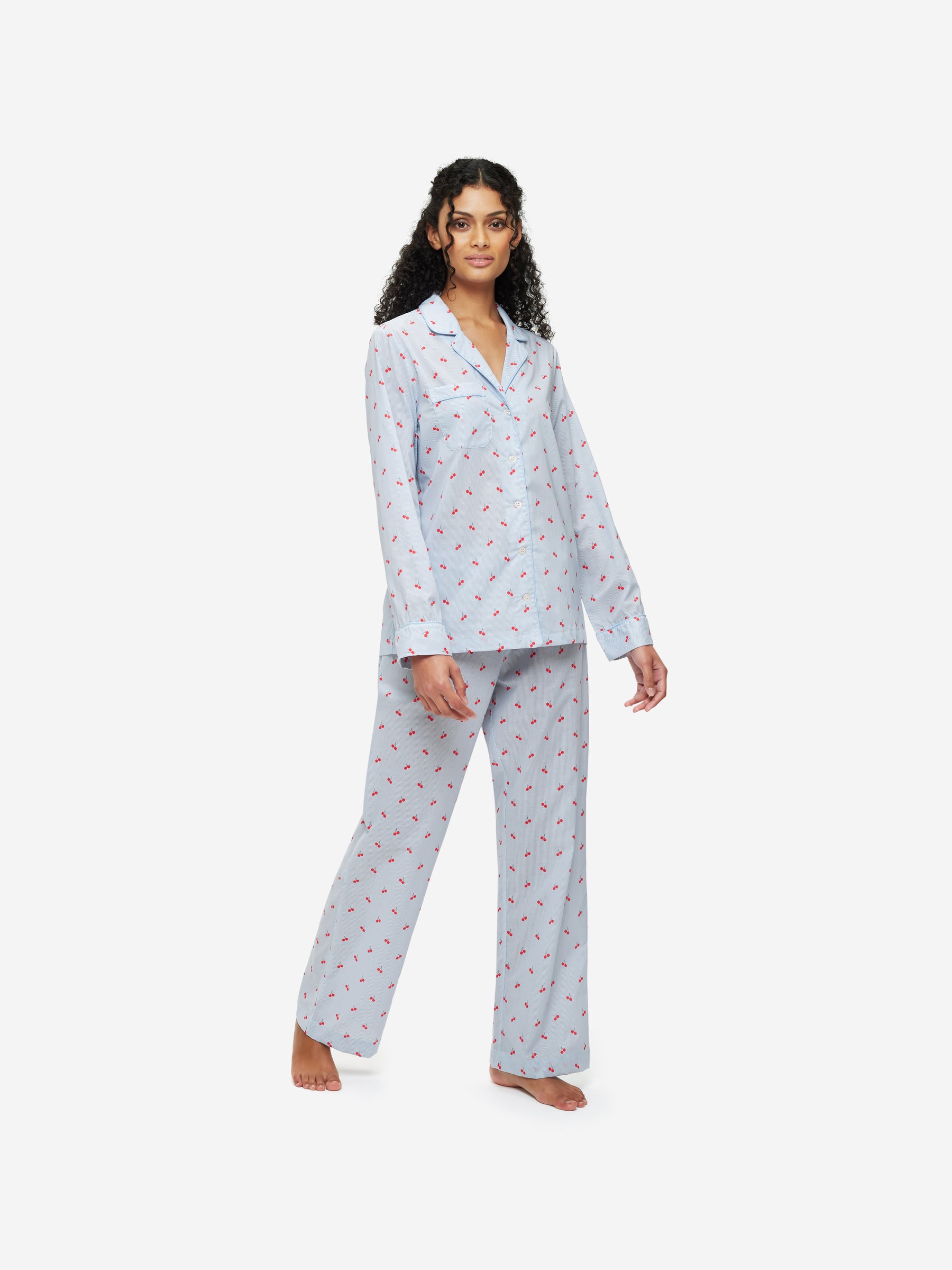 Women's Pyjamas Nelson 84 Cotton Batiste Blue