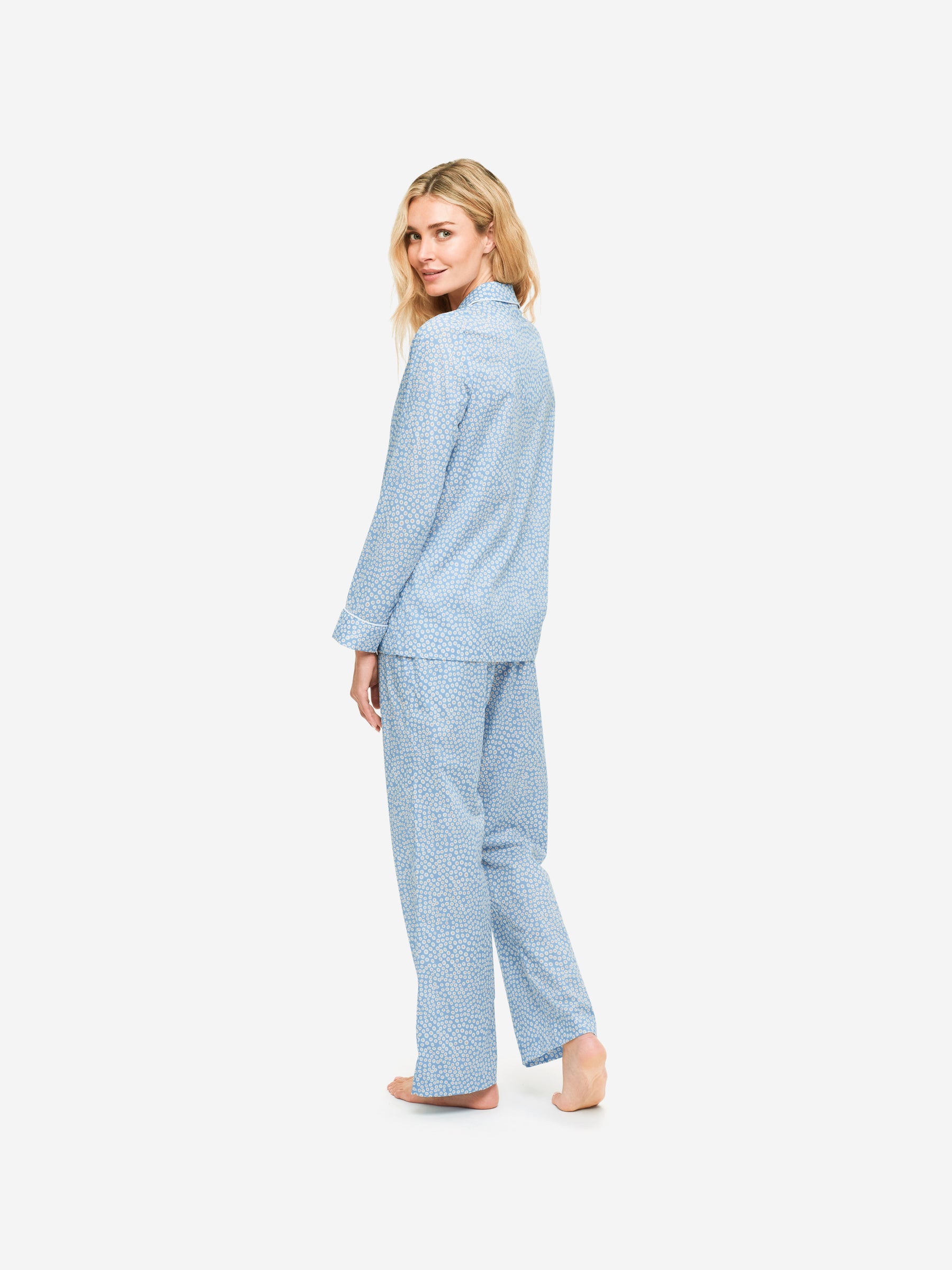 Women's Pyjamas Nelson 88 Cotton Batiste Blue