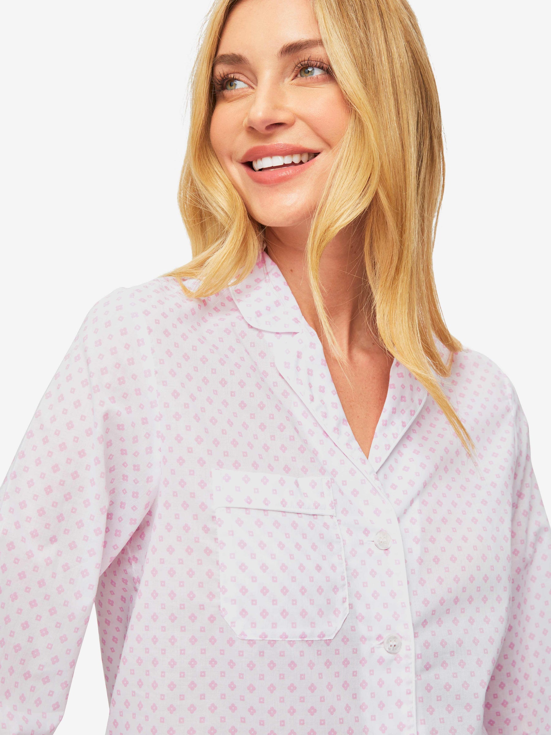 Women's Pyjamas Nelson 92 Cotton Batiste Pink