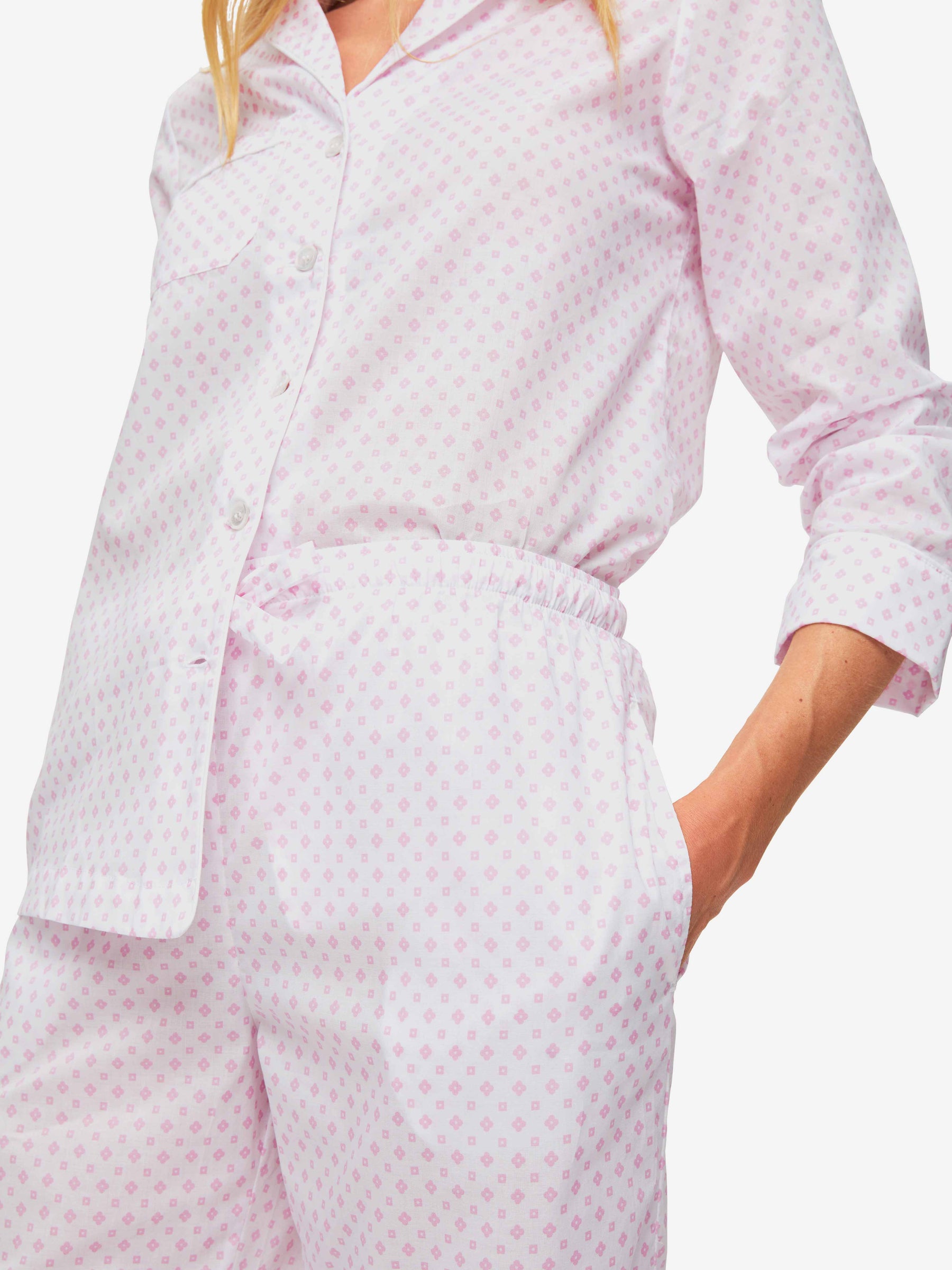 Women's Pyjamas Nelson 92 Cotton Batiste Pink