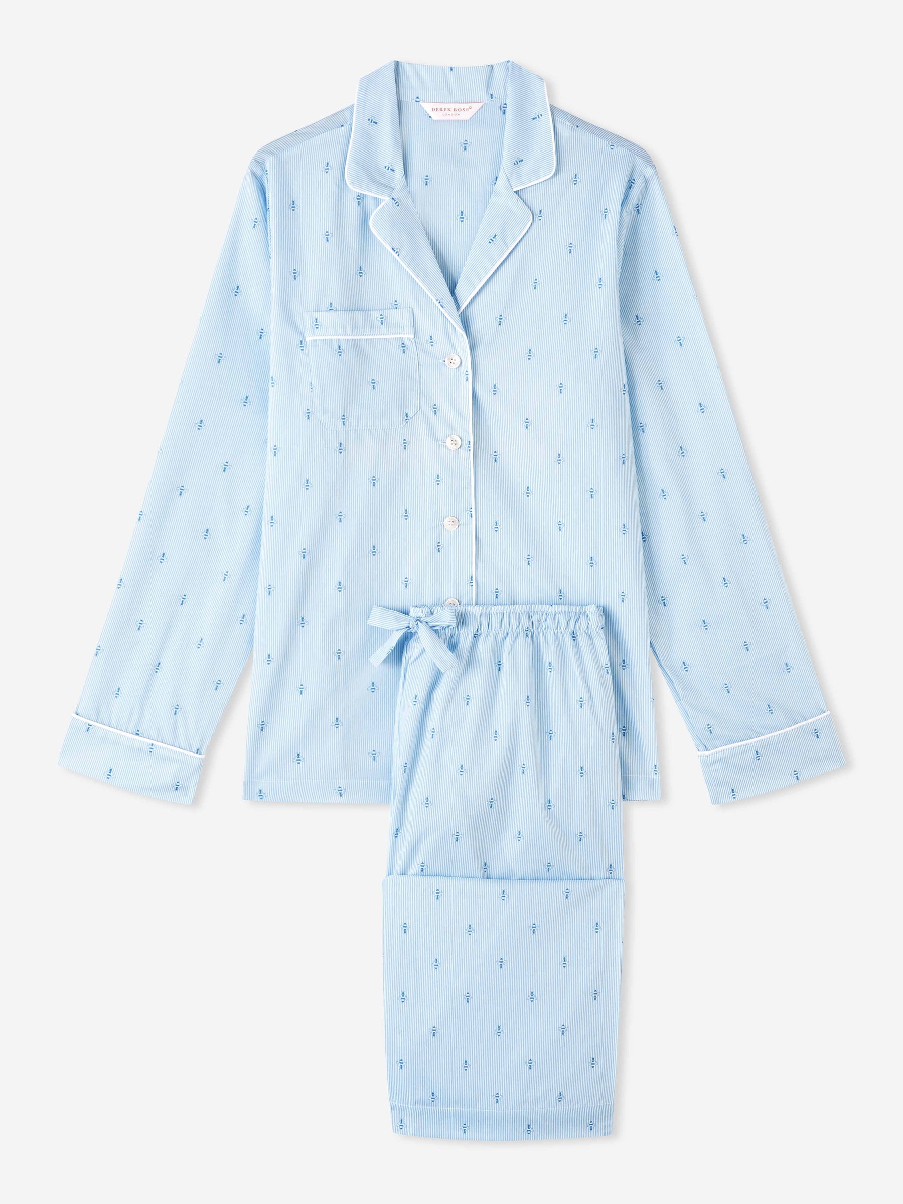Women's Pyjamas Nelson 94 Cotton Batiste Blue