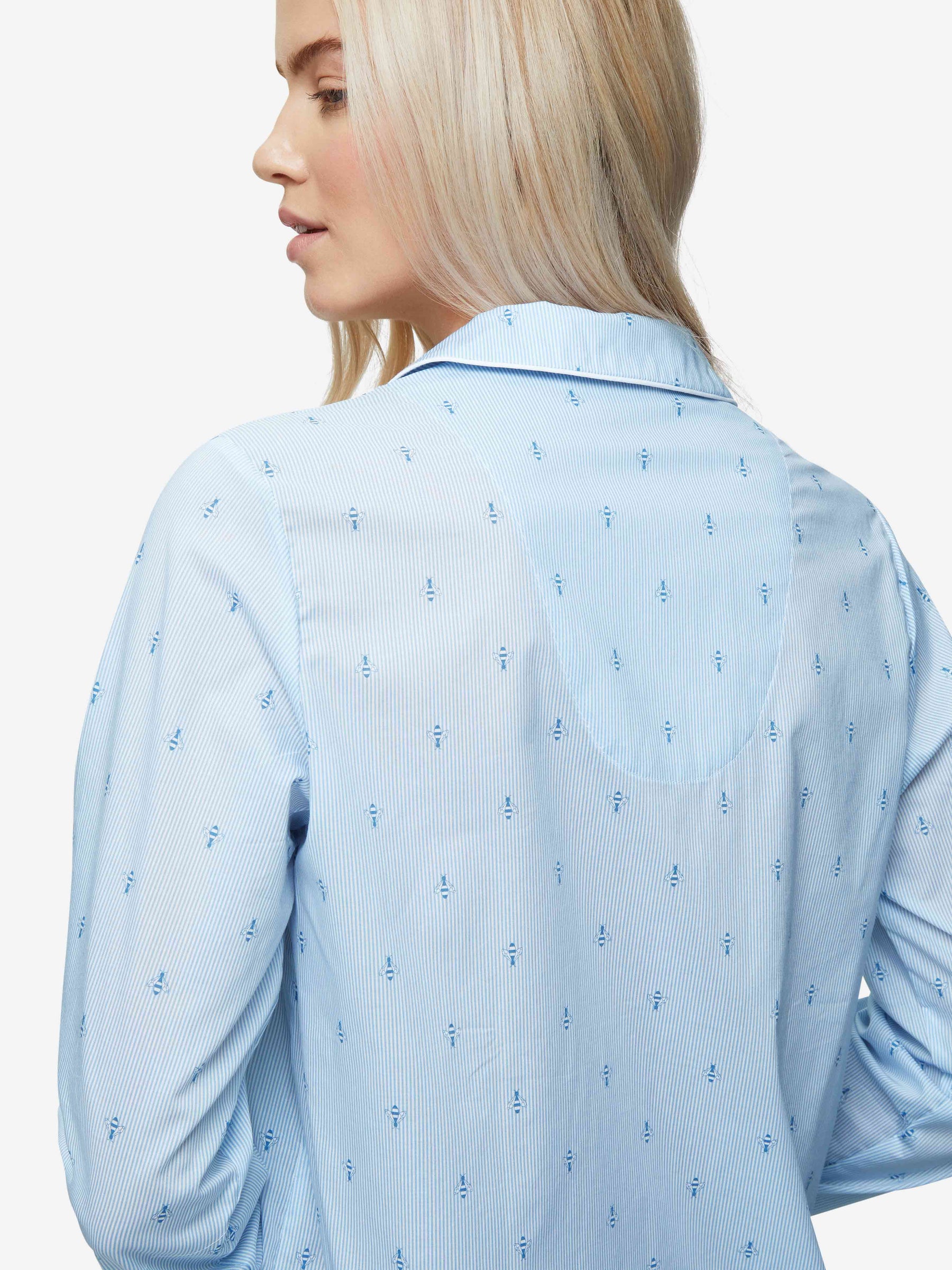 Women's Pyjamas Nelson 94 Cotton Batiste Blue