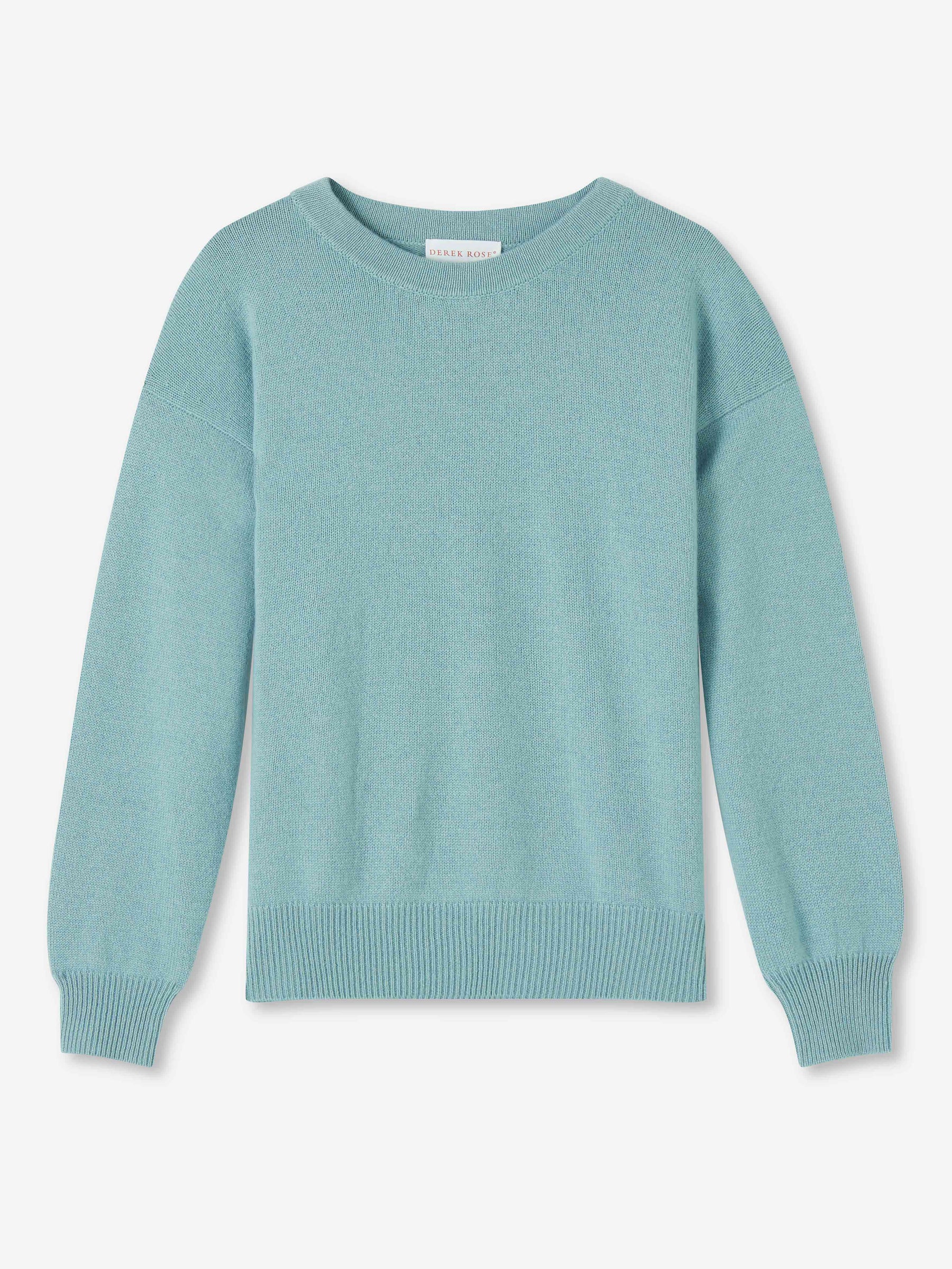 Women's Relaxed Sweater Daphne Cashmere Sea Foam Green