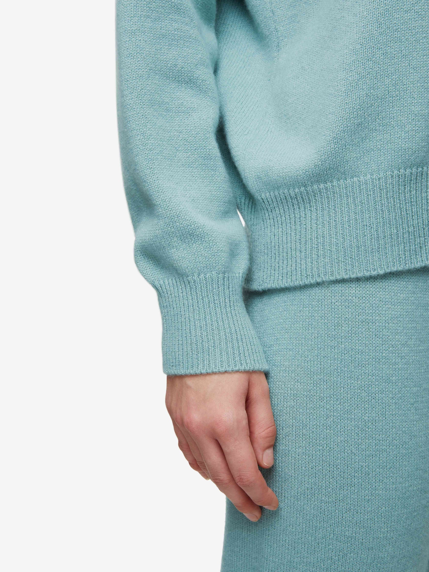Women's Relaxed Sweater Daphne Cashmere Sea Foam Green