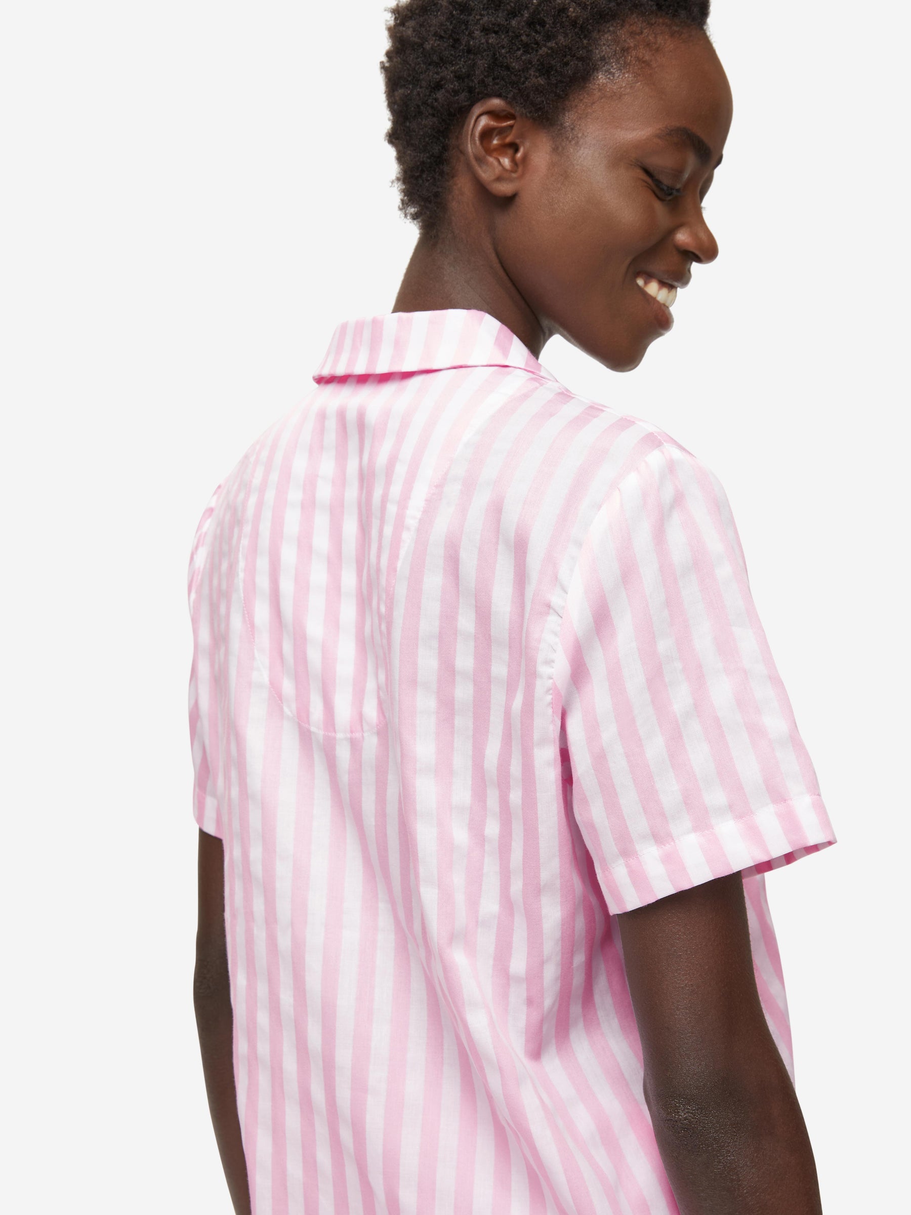 Women's Short Pyjamas Capri 20 Cotton Pink