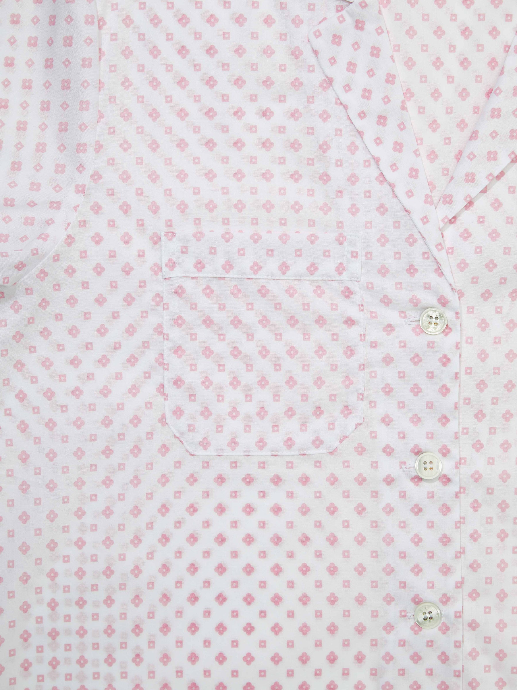 Women's Short Pyjamas Nelson 92 Cotton Batiste Pink