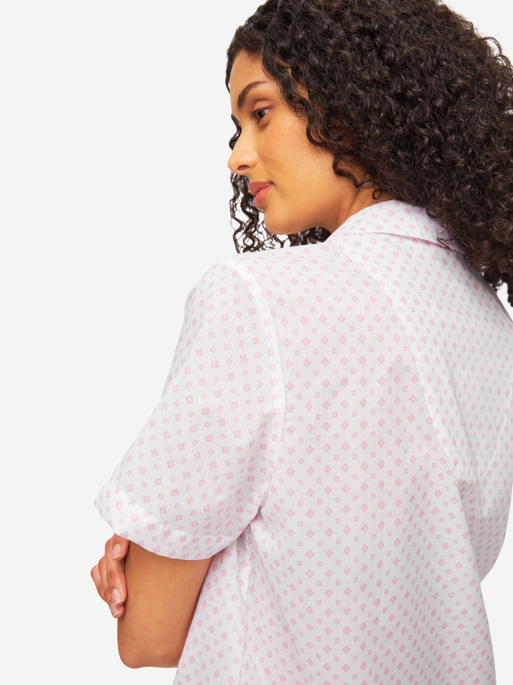Women's Short Pyjamas Nelson 92 Cotton Batiste Pink