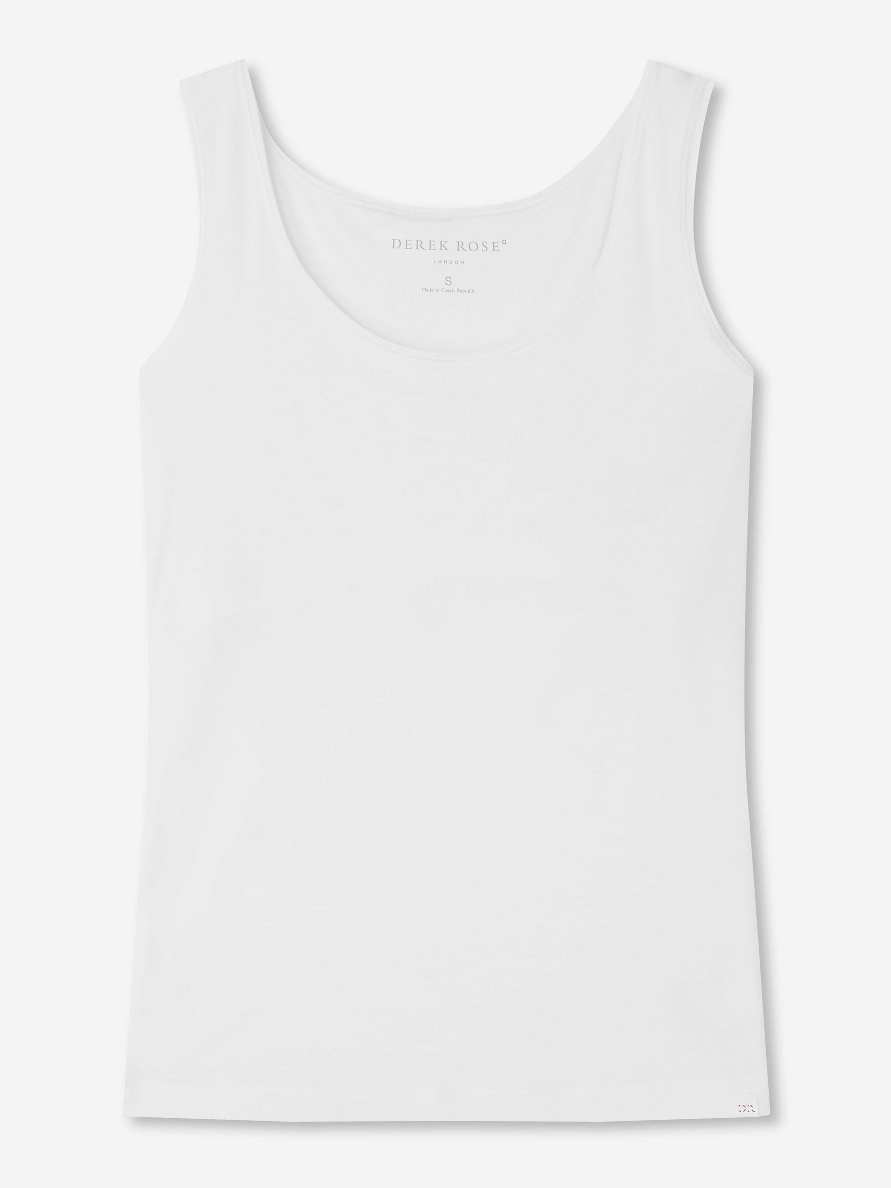Women's Support Vest Lara Micro Modal Stretch White